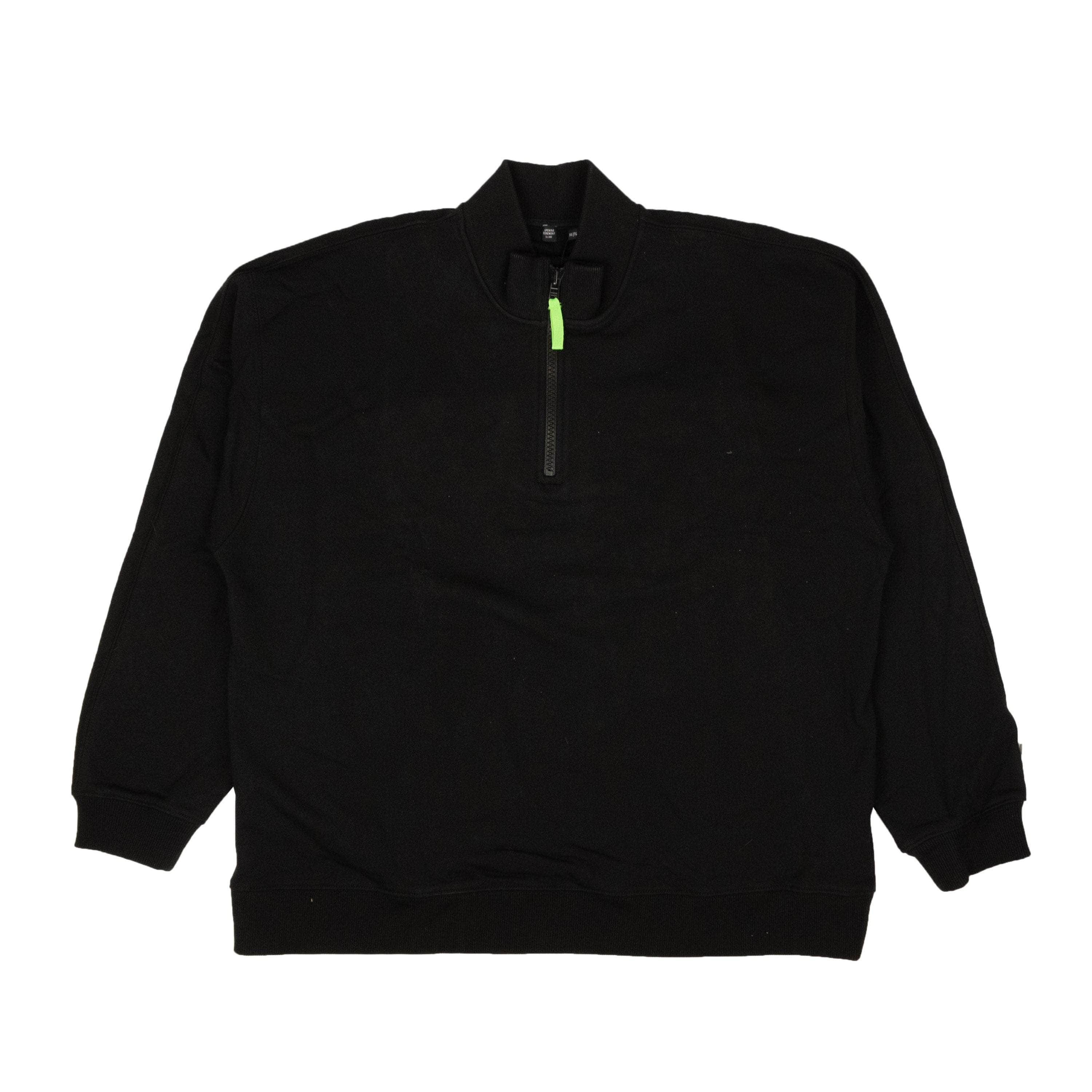 Opening Ceremony 95-OCY-1070/XL NWT OPENING CEREMONY Black Cotton Back Zip Sweatshirt Size XL $195 95-OCY-1070/XL