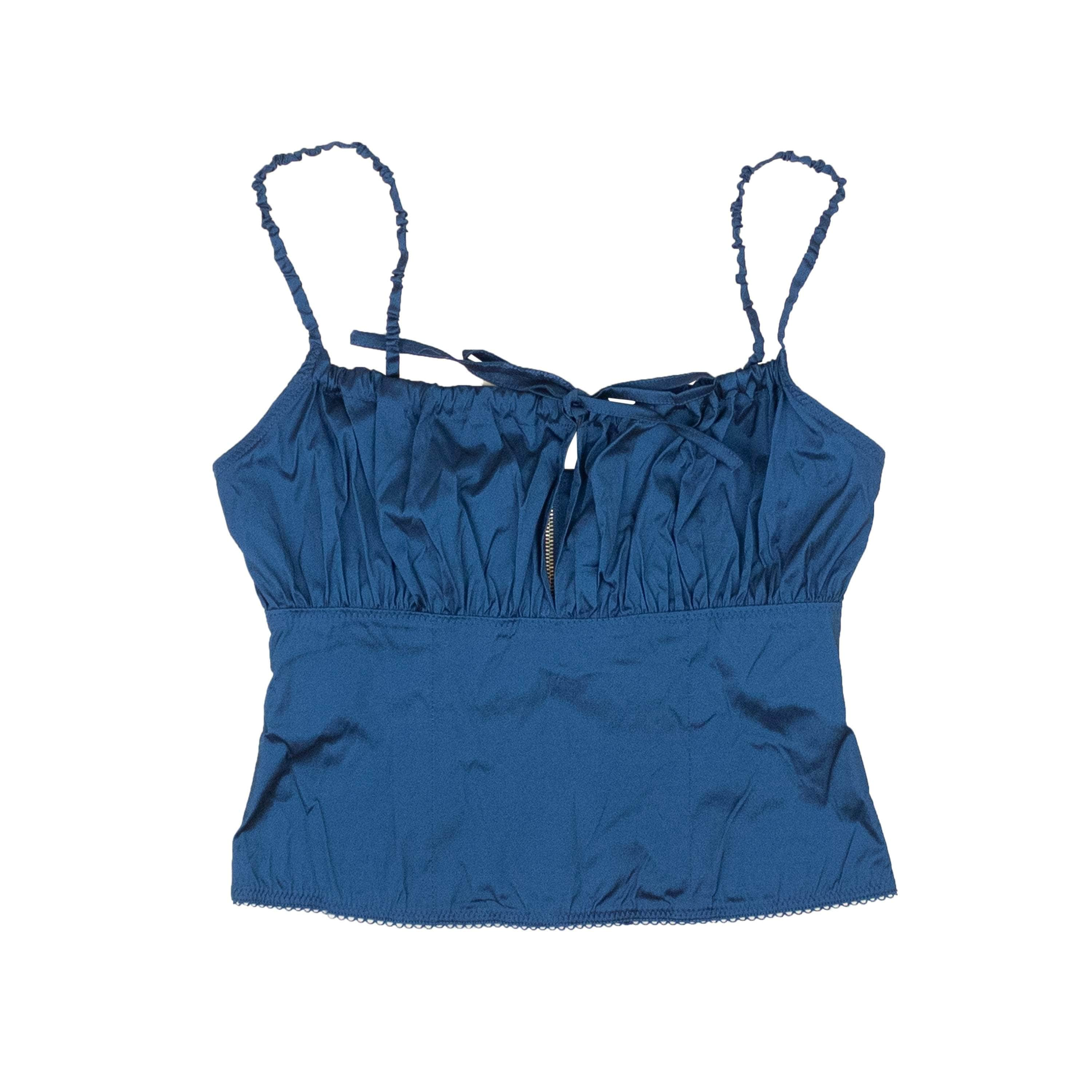 Opening Ceremony 95-OCY-1102/4 NWT Opening Ceremony NAVY STRETCHY BABY RUCHED TOP Size 4 $175 95-OCY-1102/4