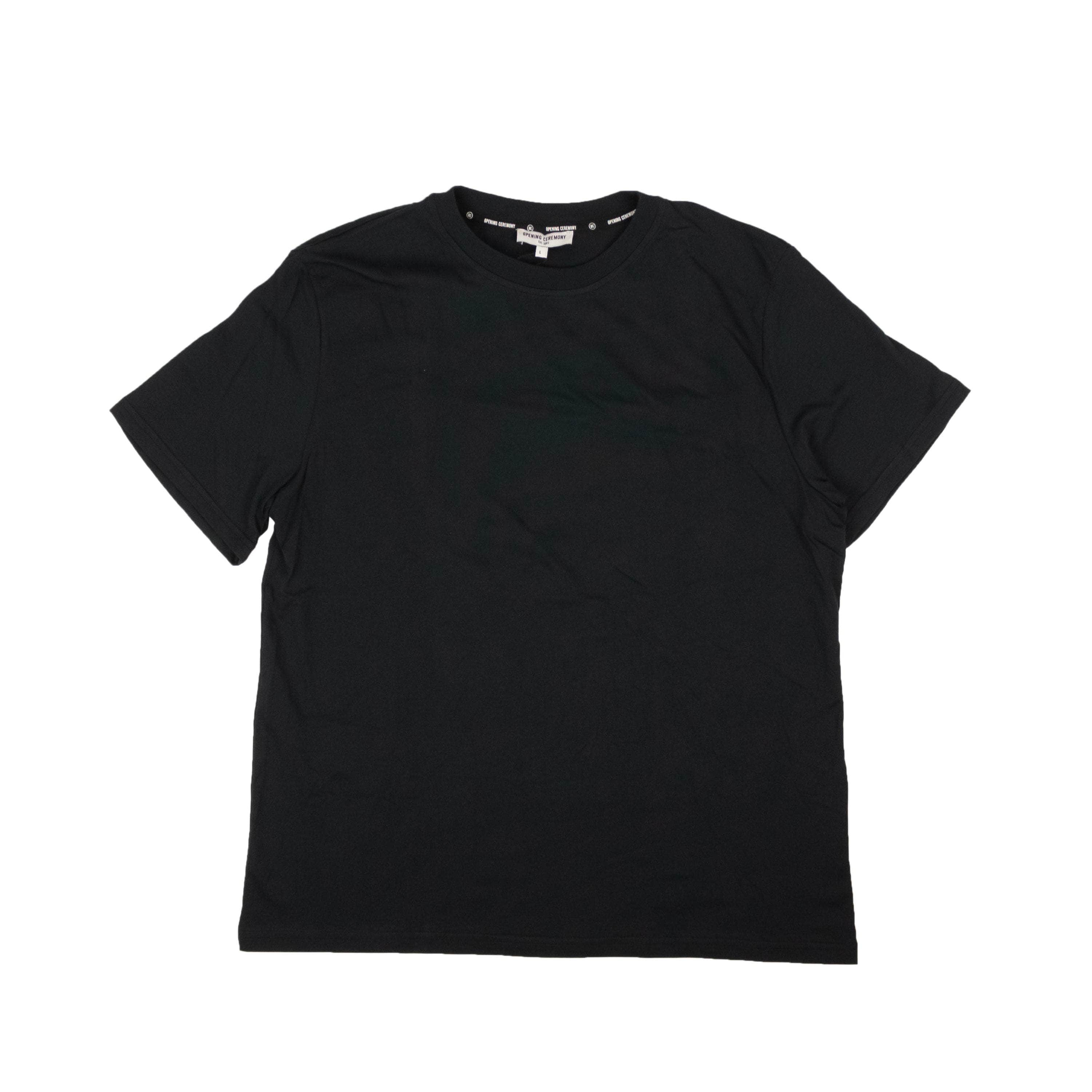 Opening Ceremony 95-OCY-1137/XS NWT Opening Ceremony BLACK BLANK OC T-SHIRT Size XS $60 95-OCY-1137/XS