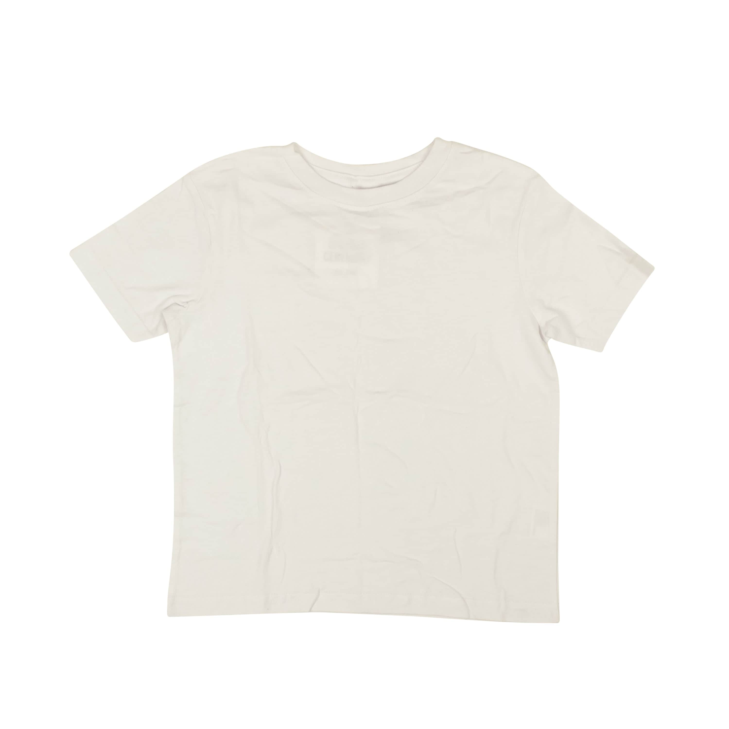 Opening Ceremony 95-OCY-1187/4 NWT OPENING CEREMONY White Cotton Personalized Short Sleeve T-Shirt Size 4 95-OCY-1187/4