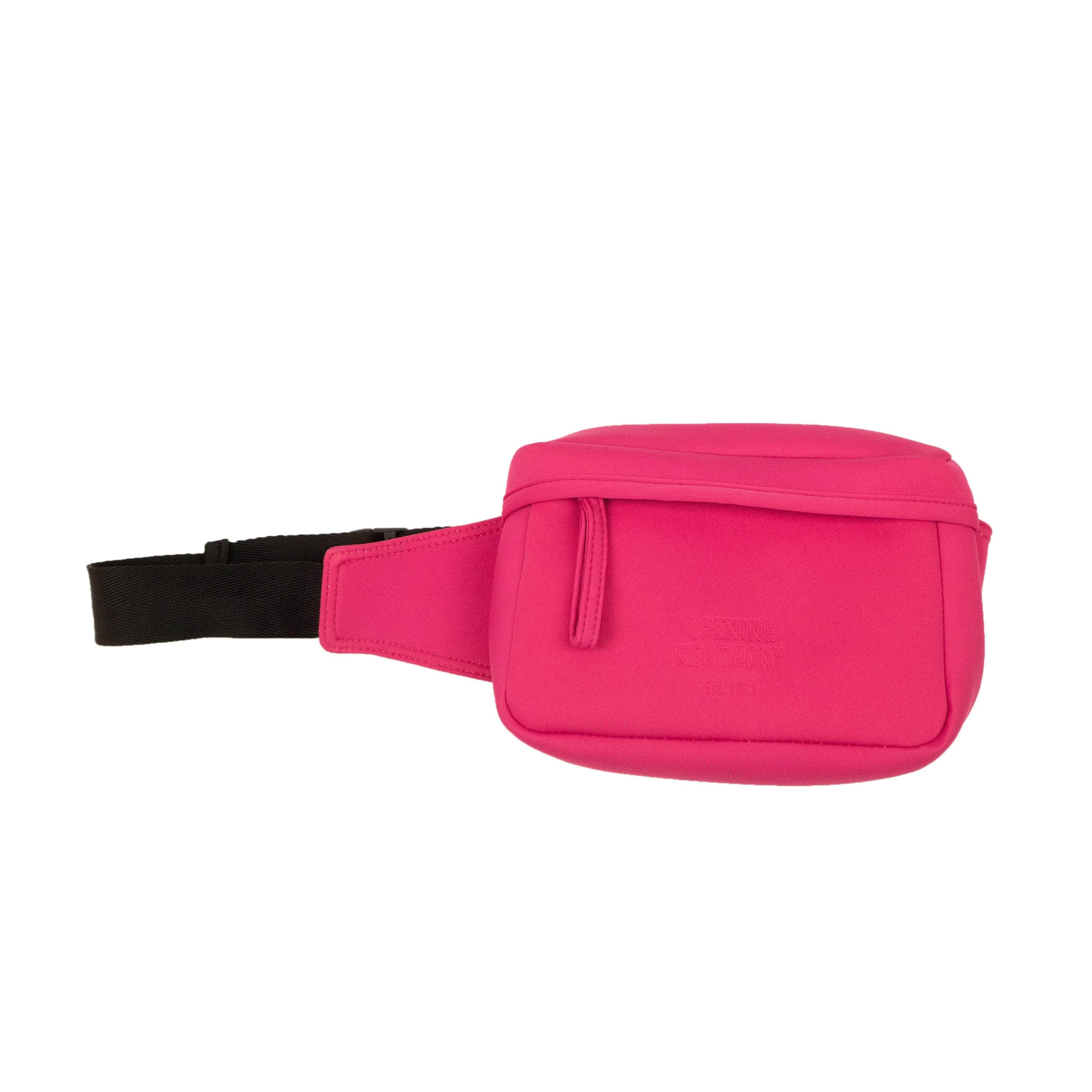 Opening Ceremony 95-OCY-3046/OS NWT OPENING CEREMONY Fluorecent Pink Neoprene Fanny Pack Size OS $95 95-OCY-3046/OS