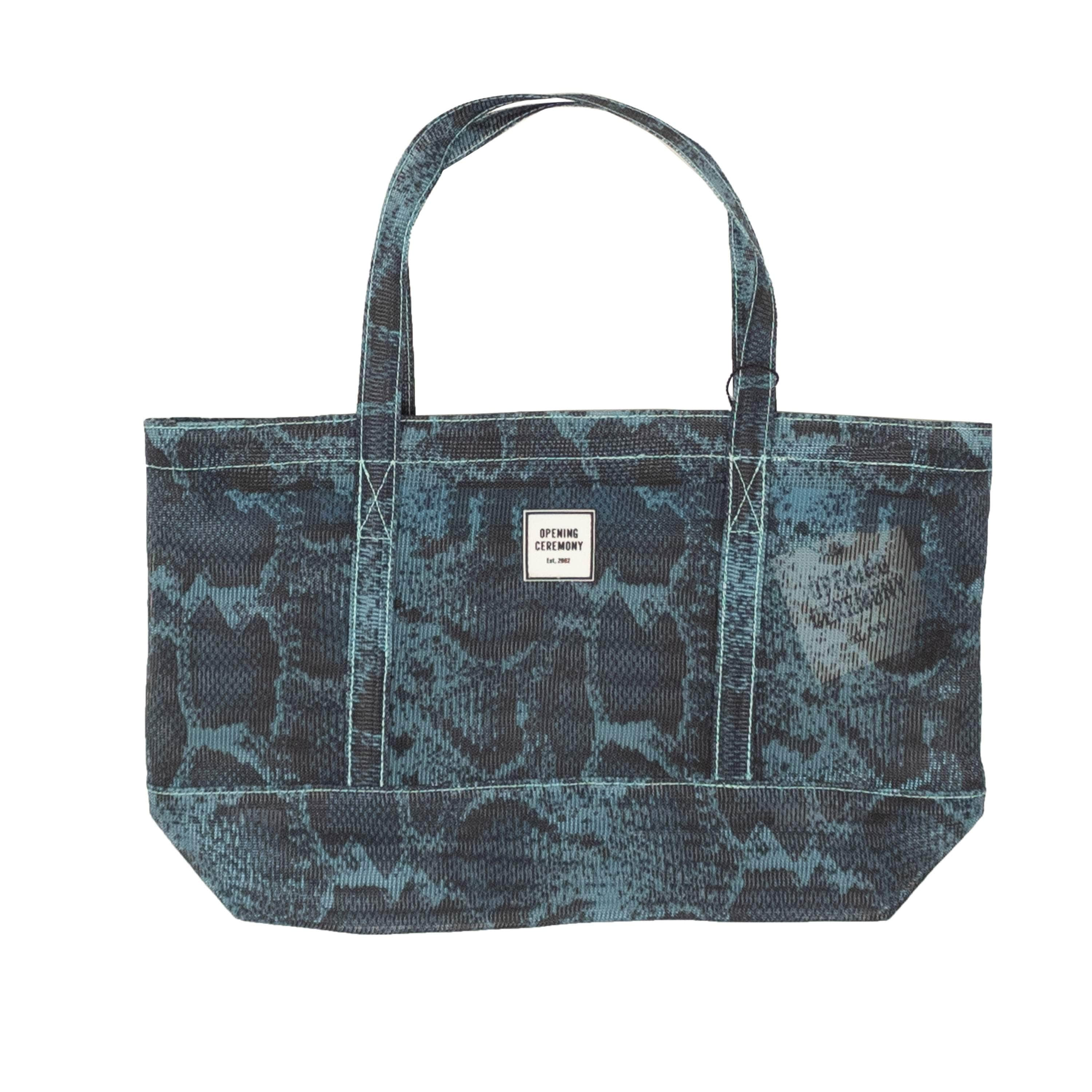 Opening Ceremony 95-OCY-3125/OS NWT OPENING CEREMONY Navy Small Animal Print Mesh Tote Bag Size OS 95-OCY-3125/OS