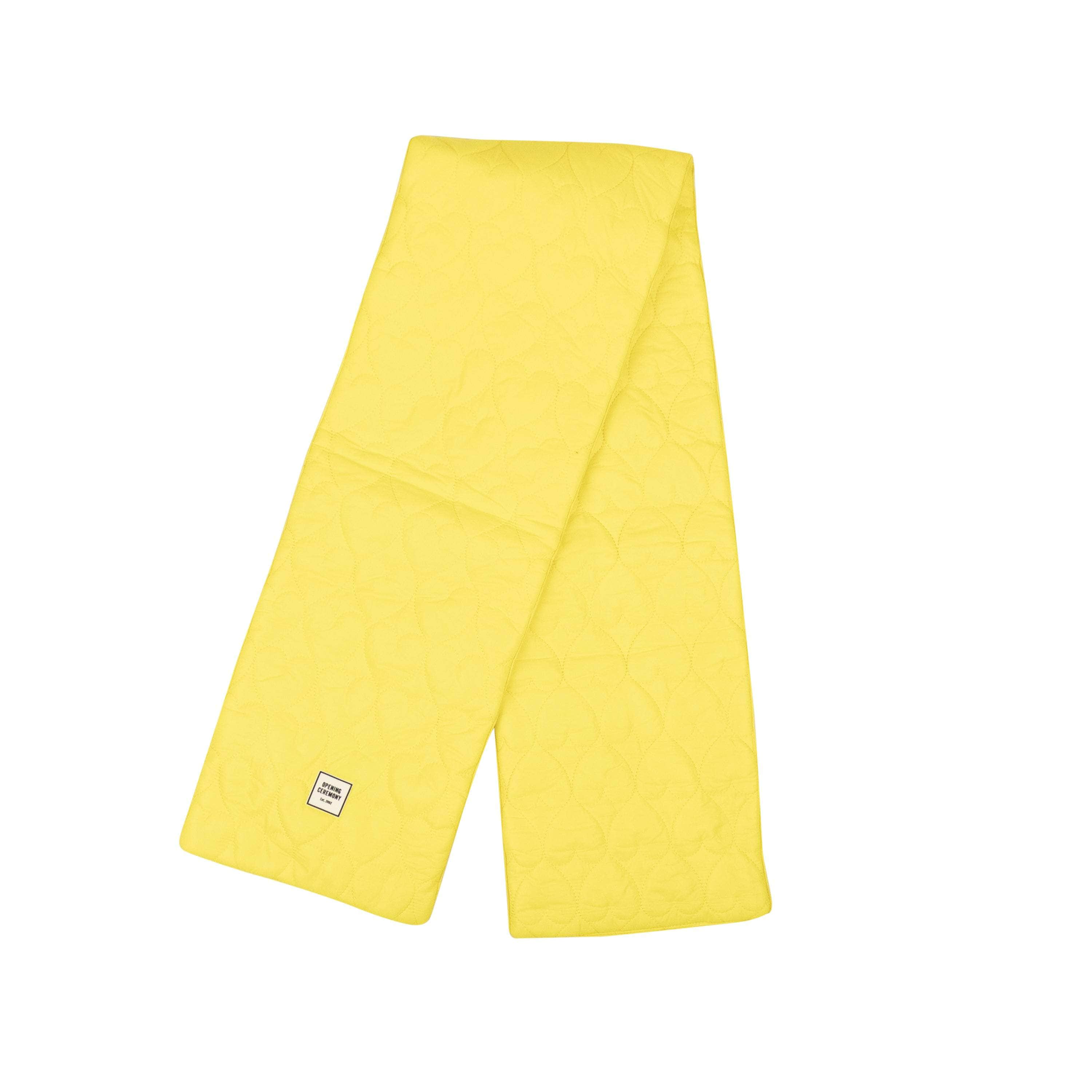 Opening Ceremony 95-OCY-3132/OS NWT OPENING CEREMONY Yellow Polyester Quilted Scarf Size OS $75 95-OCY-3132/OS