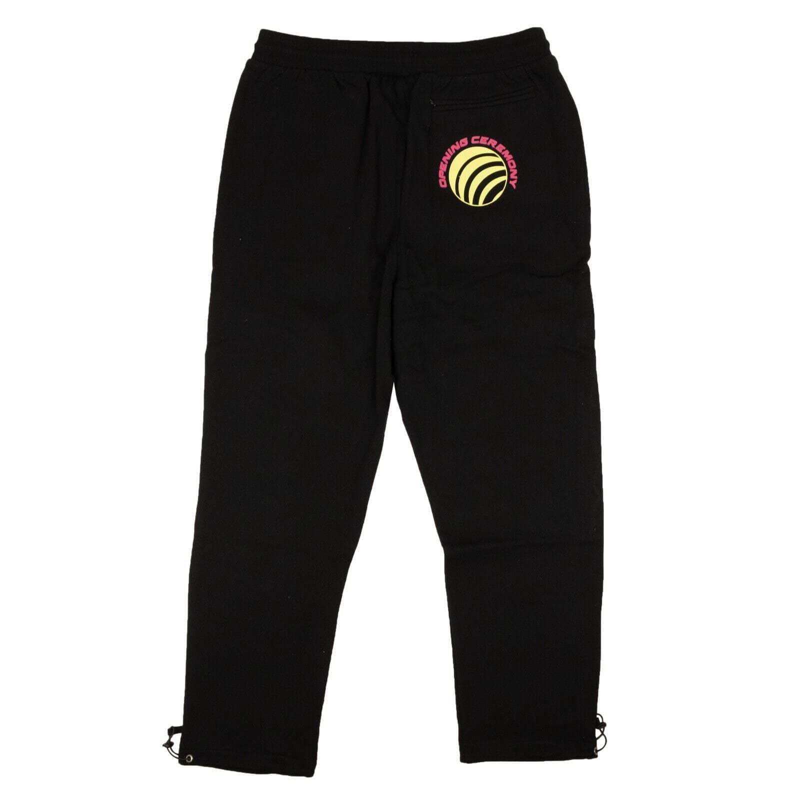 Opening Ceremony channelenable-all, chicmi, couponcollection, gender-mens, gender-womens, main-clothing S Black Cotton Logo Relax Fit Sweatpants 95-OCY-1064/S 95-OCY-1064/S