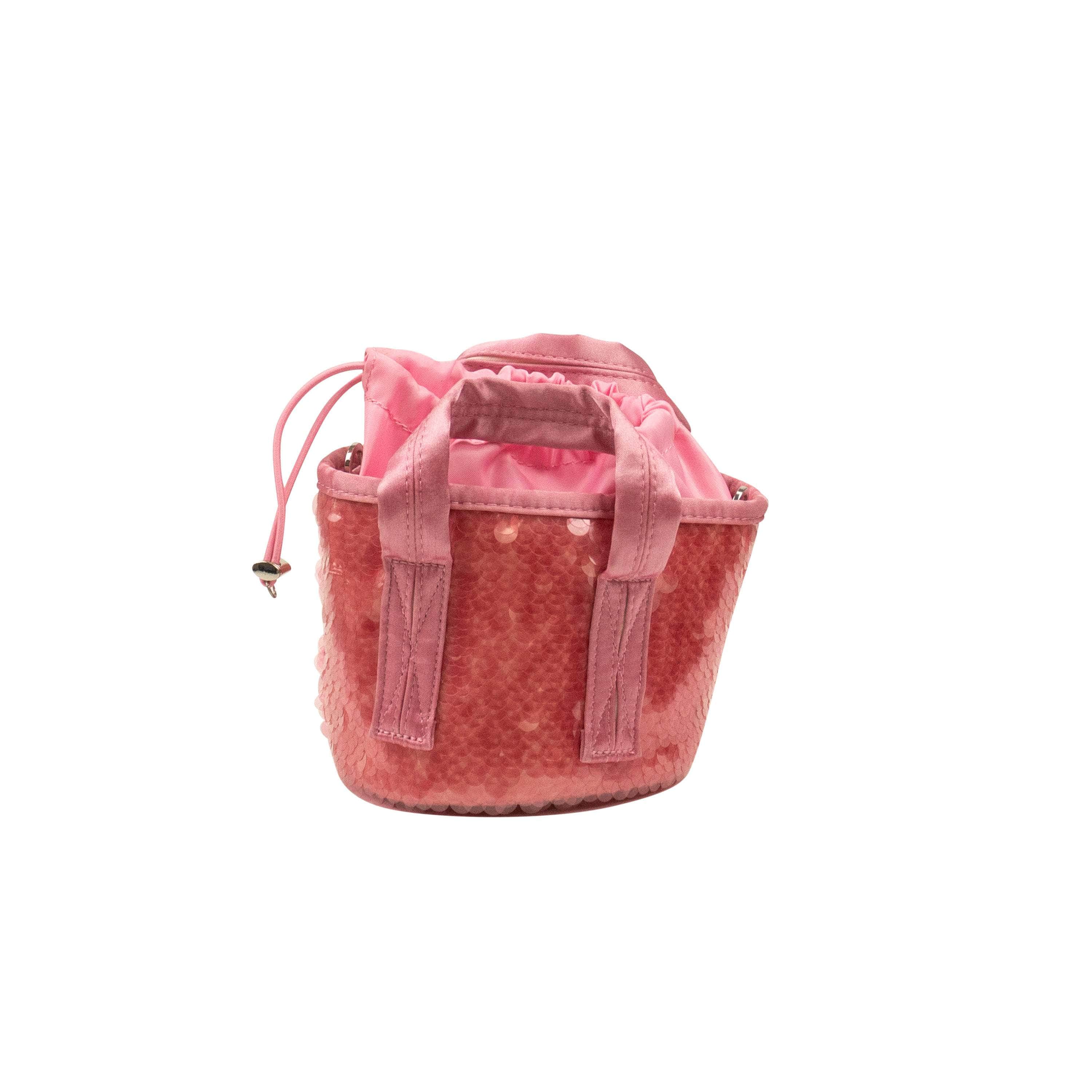 Opening Ceremony channelenable-all, chicmi, couponcollection, gender-mens, gender-womens, main-handbags, mens-shoes, opening-ceremony, size-os, under-250, unisex-bags OS French Rose Sequined Mini Bucket Bag 95-OCY-3043/OS 95-OCY-3043/OS