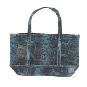 Opening Ceremony channelenable-all, chicmi, couponcollection, gender-mens, gender-womens, main-handbags OS Navy Small Animal Print Mesh Tote Bag 95-OCY-3125/OS 95-OCY-3125/OS