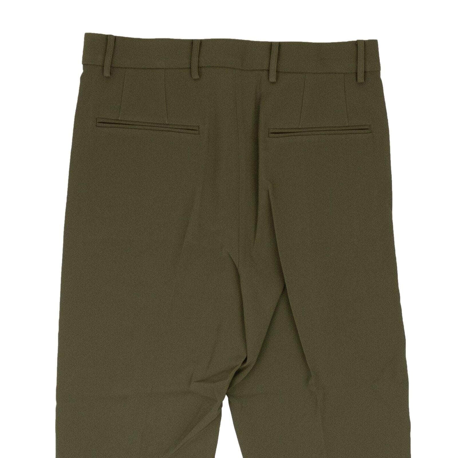 Opening Ceremony channelenable-all, chicmi, couponcollection, gender-mens, main-clothing, mens-dress-pants, mens-shoes, opening-ceremony, shop375, size-30, under-250 Olive Green Polyester Twill Trousers