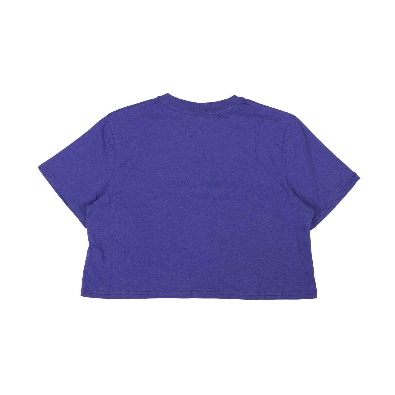 Opening Ceremony channelenable-all, chicmi, couponcollection, gender-mens, main-clothing, mens-shoes, opening-ceremony, size-m, under-250 Violet Cotton Blank Cropped T-Shirt