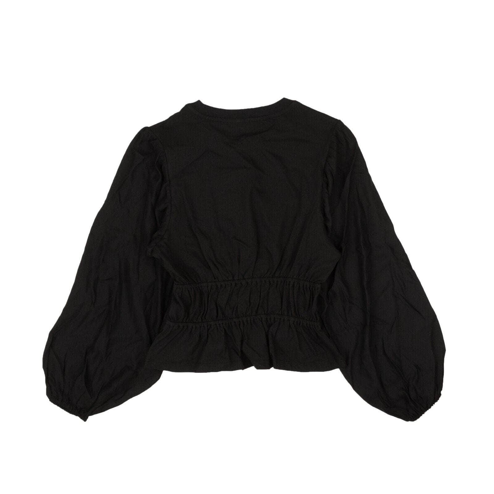 Opening Ceremony channelenable-all, chicmi, couponcollection, gender-womens, main-clothing XS Black Silk Long Sleeve Blouse Top 95-OCY-1047/XS 95-OCY-1047/XS