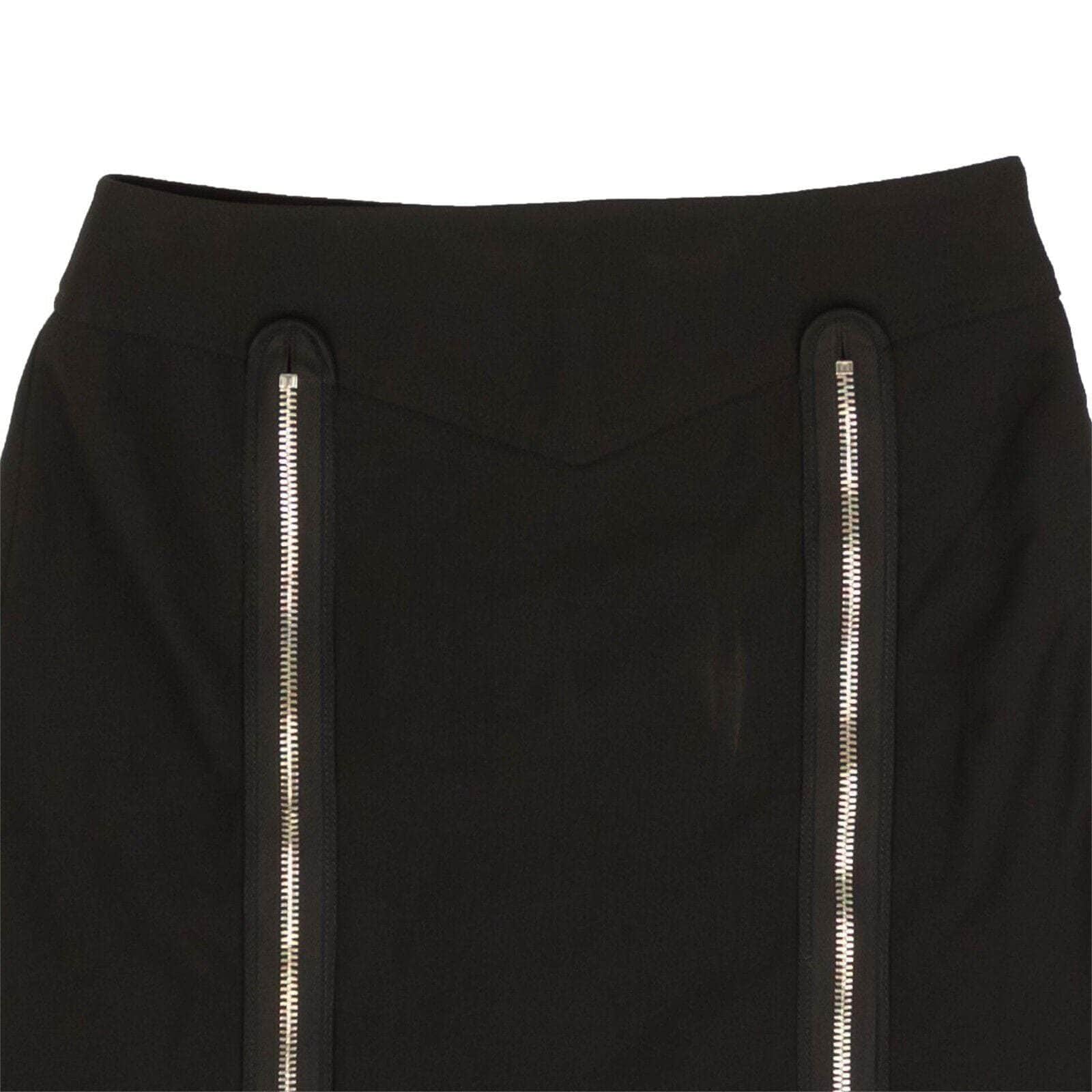 Palm Angels 250-500, channelenable-all, chicmi, couponcollection, gender-womens, main-clothing, palm-angels, size-40 40 Black Zipper Pleat Miniskirt 82NGG-PA-1405/40 82NGG-PA-1405/40