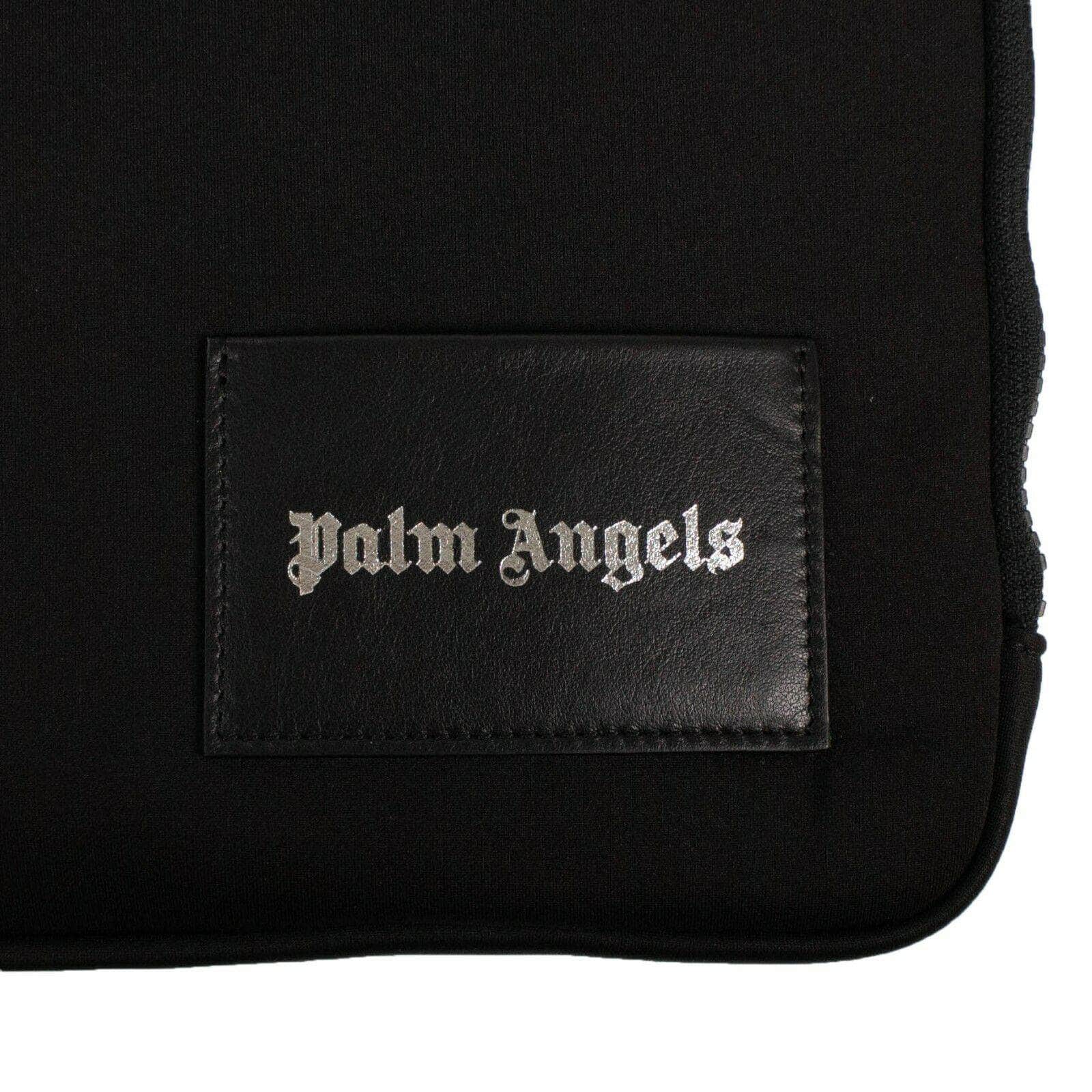 PALM ANGELS 250-500, couponcollection, gender-mens, main-accessories, palm-angels, size-os OS Black Logo Patch IPad Case Pouch 82NGG-PA-3058 82NGG-PA-3058