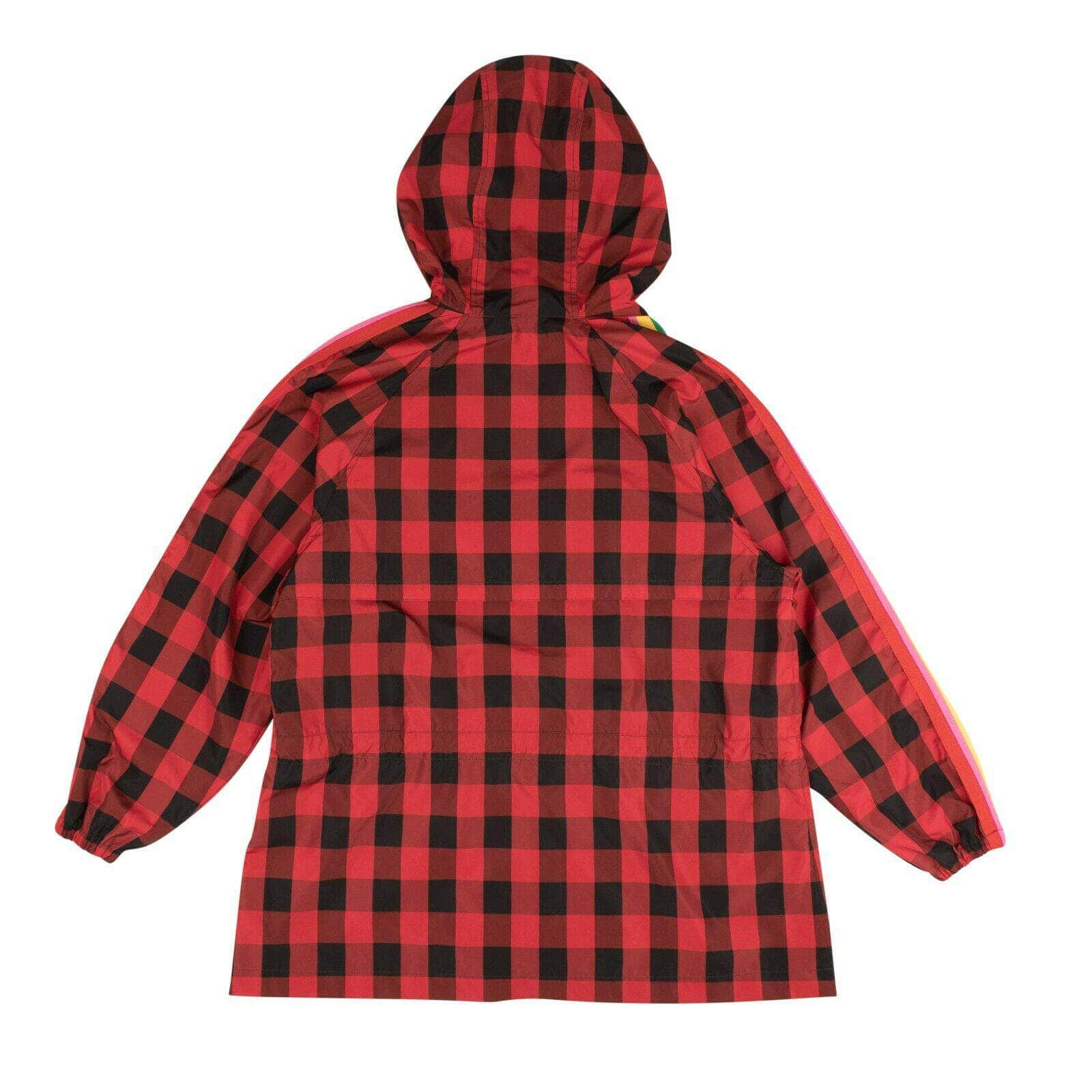 Palm Angels 500-750, channelenable-all, chicmi, couponcollection, gender-womens, main-clothing, palm-angels, size-xs Red Buffalo Plaid Multicolor Stripe Windbreaker