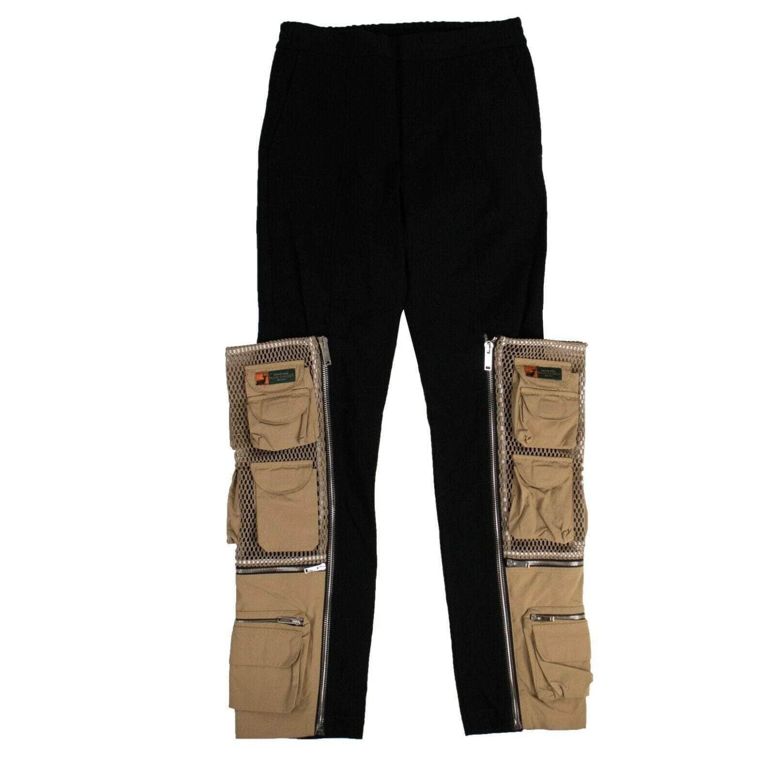 Palm Angels 82NGG-PA-1240/48 NWT PALM ANGELS Black Panels Chino Pants Size 48 $1575 82NGG-PA-1240/48