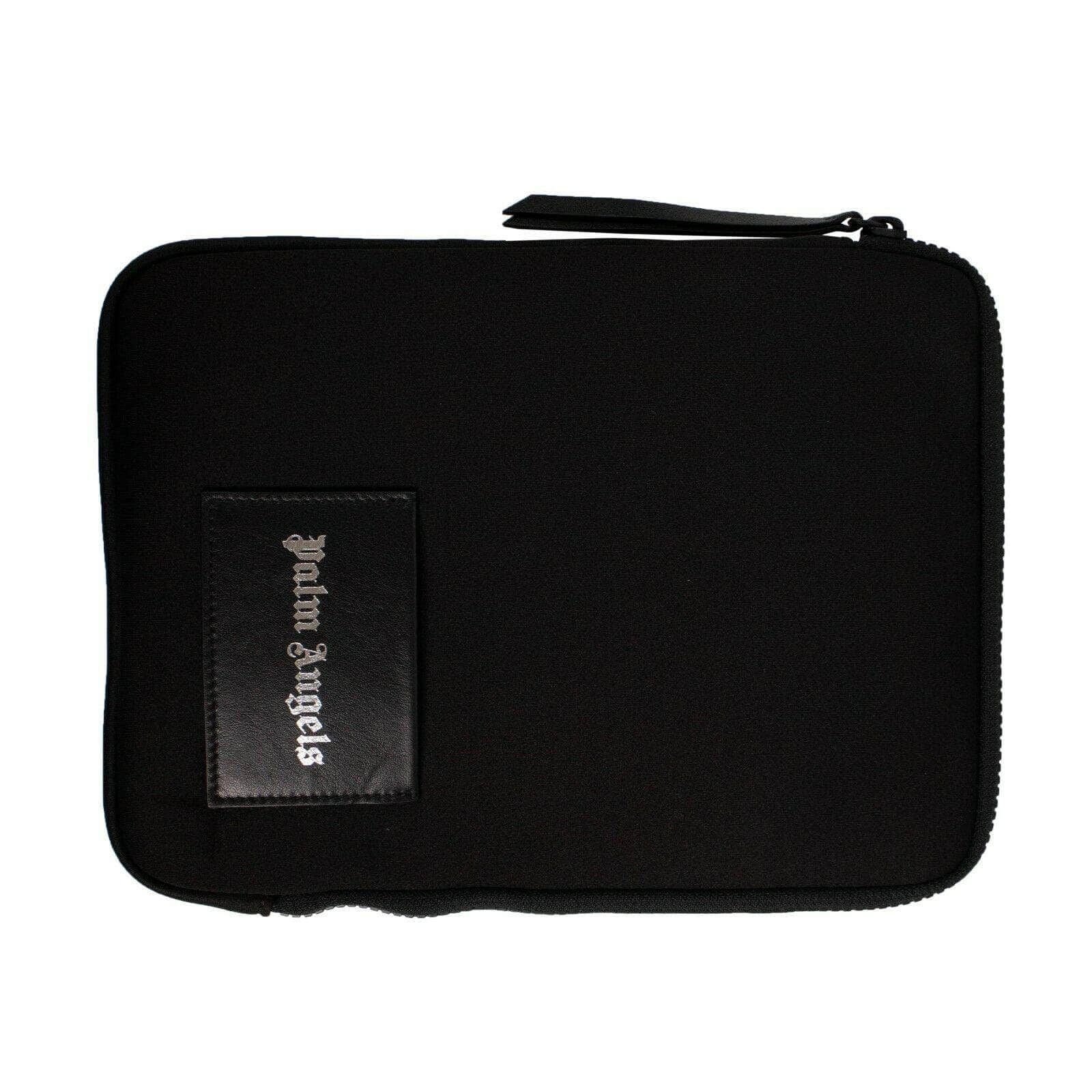 Palm Angels 82NGG-PA-3058 NEW PALM ANGELS Black Logo Patch  IPad Case Pouch $525 82NGG-PA-3058