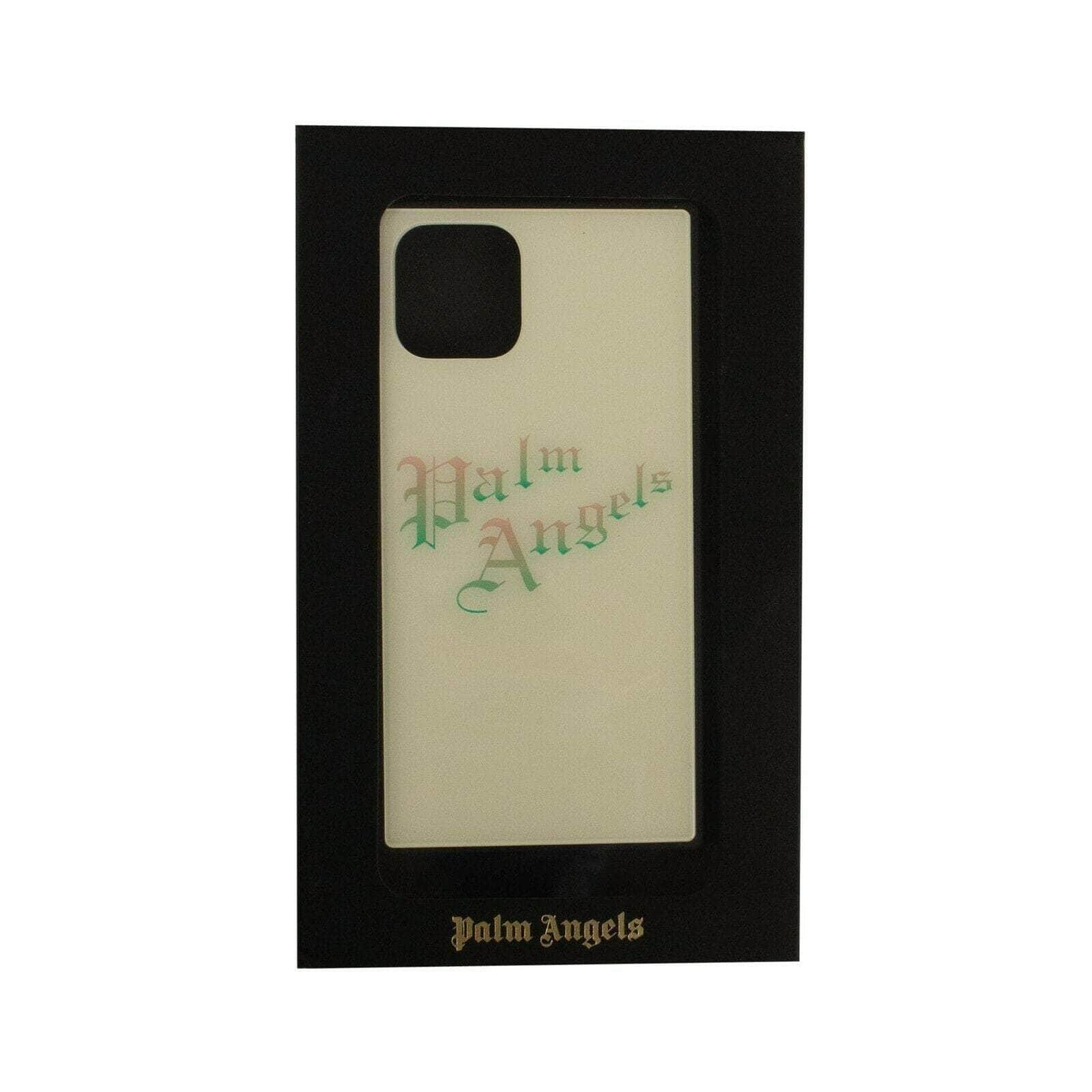 Palm Angels channelenable-all, chicmi, couponcollection, gender-mens, main-accessories, mens-shoes, palm-angels, size-os, tech-accessories, under-250 OS White Gothic Square Phone Case 95-PLM-3017/OS 95-PLM-3017/OS