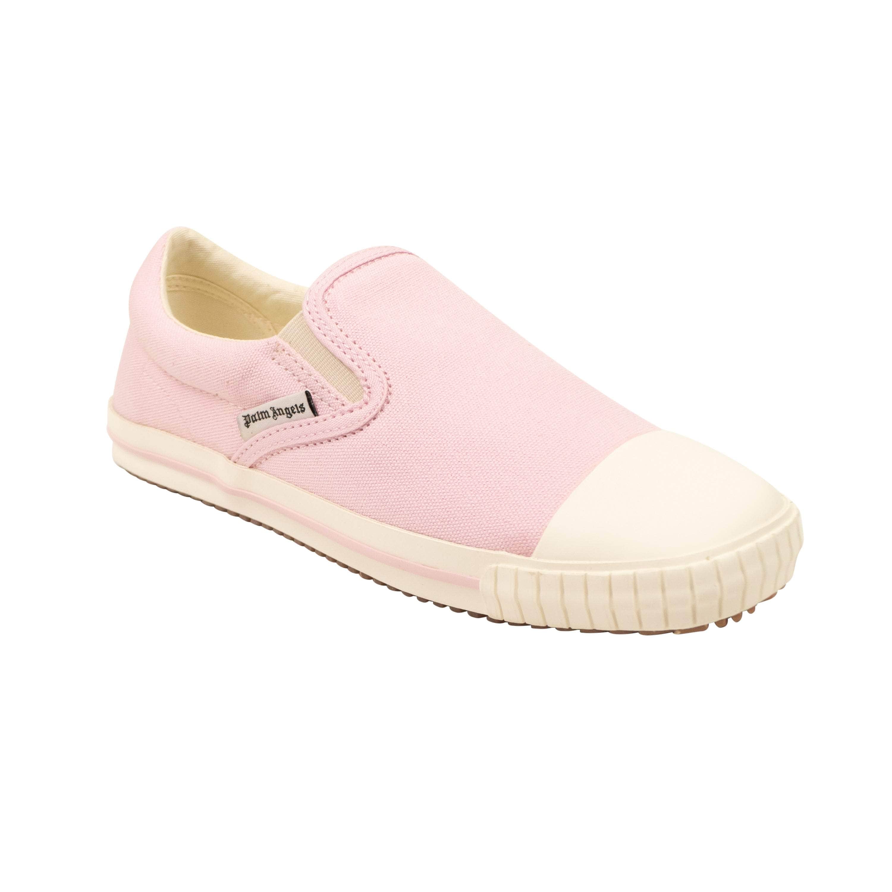 Palm Angels channelenable-all, chicmi, couponcollection, gender-womens, main-shoes, palm-angels, size-36, size-37, size-39, under-250 Pink Vulcanized Square Slip On Canvas Sneakers