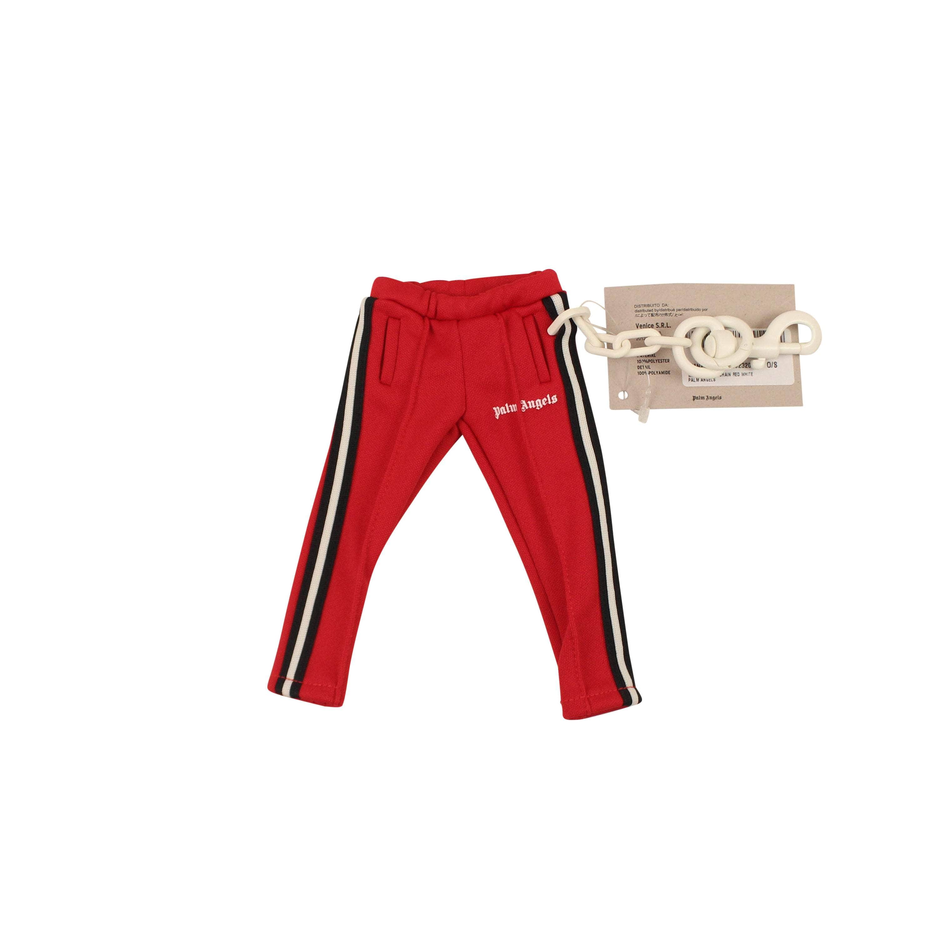 Palm Angels channelenable-all, chicmi, couponcollection, main-accessories, mens-keychains-keyrings, palm-angels, shop375, Stadium Goods, under-250 OS Red Mini Track Keychain PLM-XACC-0030/OS PLM-XACC-0030/OS