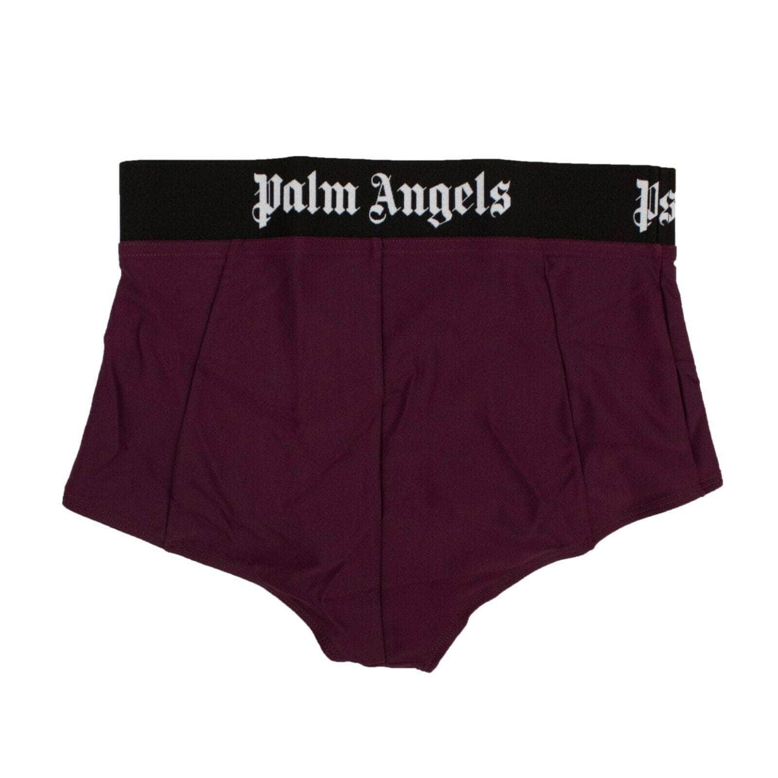 PALM ANGELS couponcollection, gender-womens, main-accessories, palm-angels, size-l, size-m, size-s, size-xs, under-250 Purple Logo Waistband Breifs