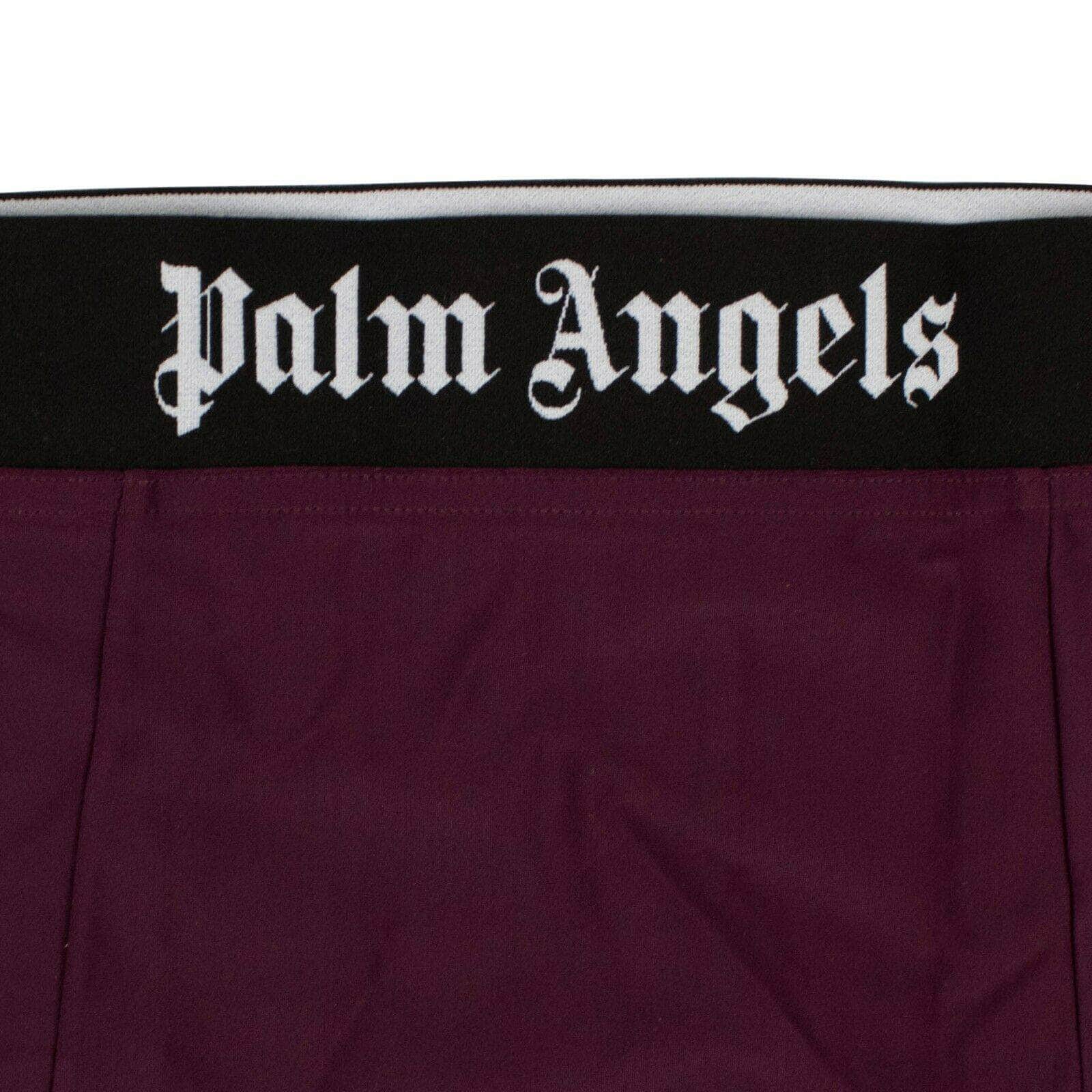 PALM ANGELS couponcollection, gender-womens, main-accessories, palm-angels, size-l, size-m, size-s, size-xs, under-250 Purple Logo Waistband Breifs