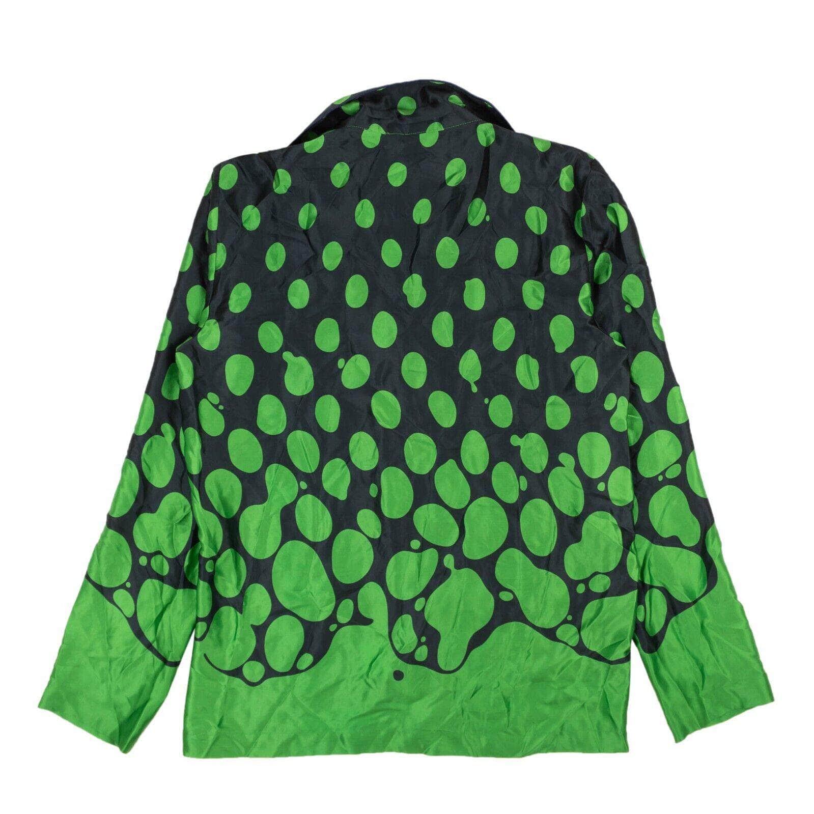 Palomo 250-500, channelenable-all, chicmi, couponcollection, gender-womens, main-clothing, MixedApparel, palomo, SPO, womens-blouses M Navy Green Mercury Long Sleeve Silk Shirt 95-PMO-1003/M 95-PMO-1003/M