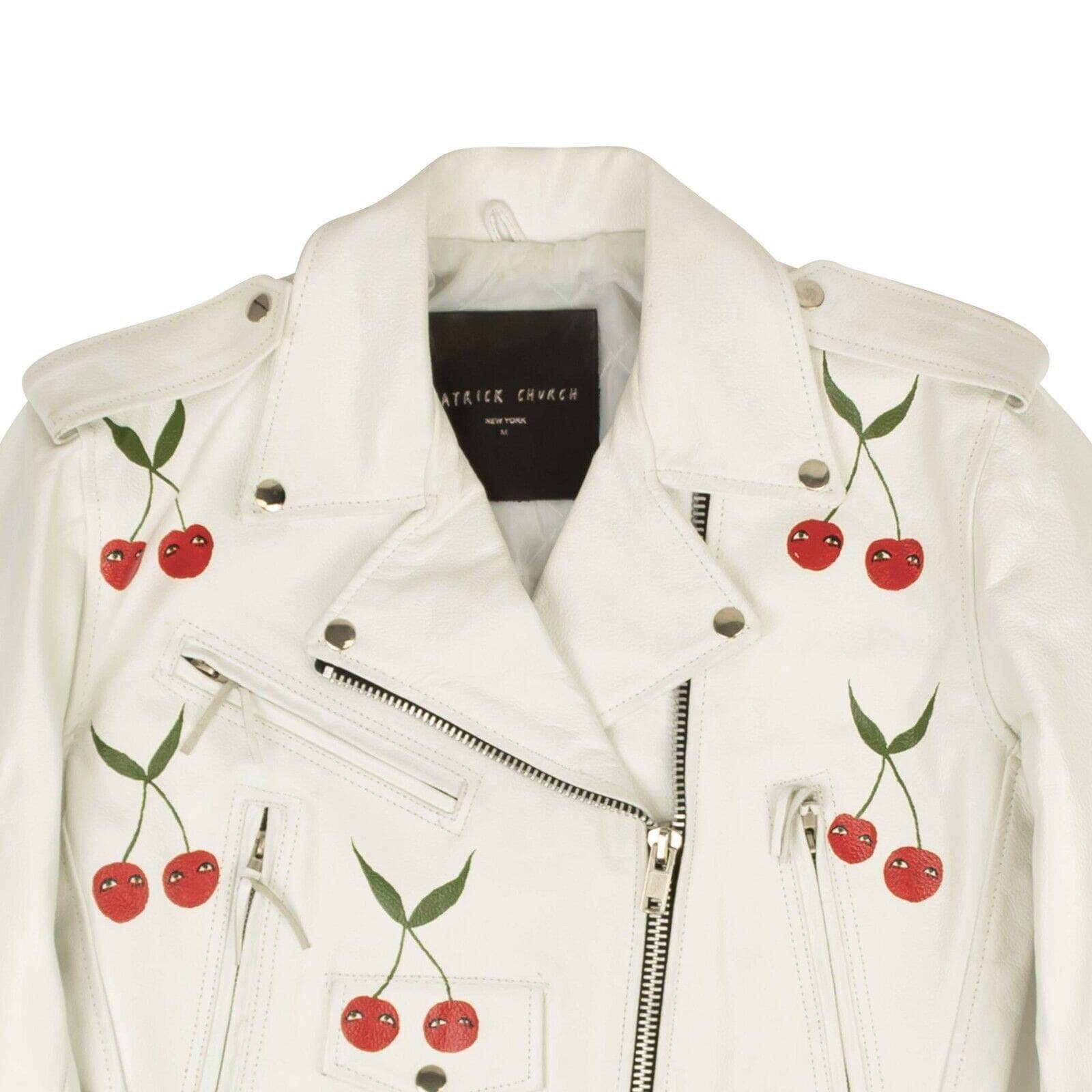 Women's Strawberry Embroidered Workwear Jacket