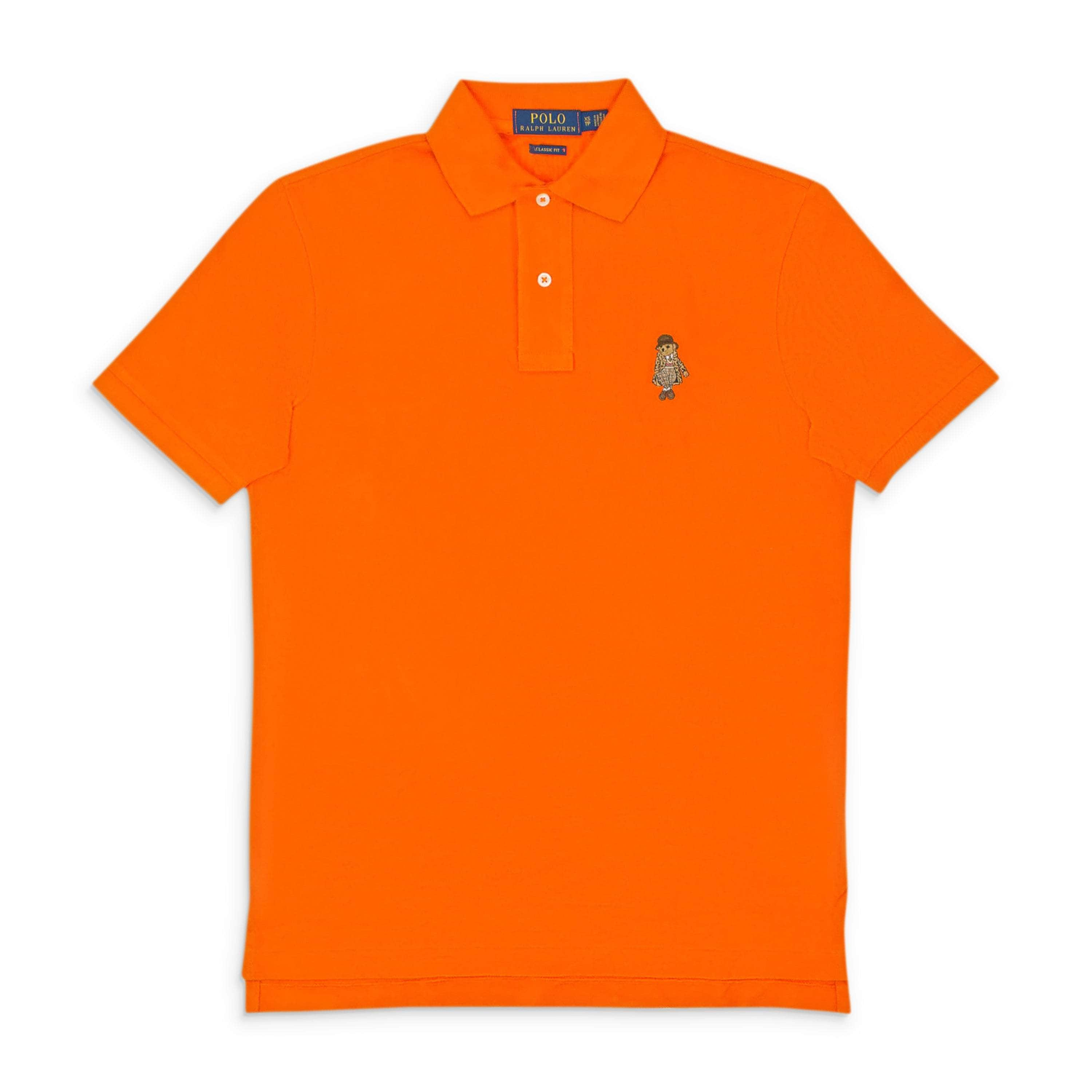 POLO by Ralph Lauren 95-PRL-1003/XS 95-PRL-1003/XS ENGLISH_BEAR_POLO_ORANGE ORANGE POLO by Ralph Lauren ENGLISH BEAR POLO Size XS 95-PRL-1003/XS