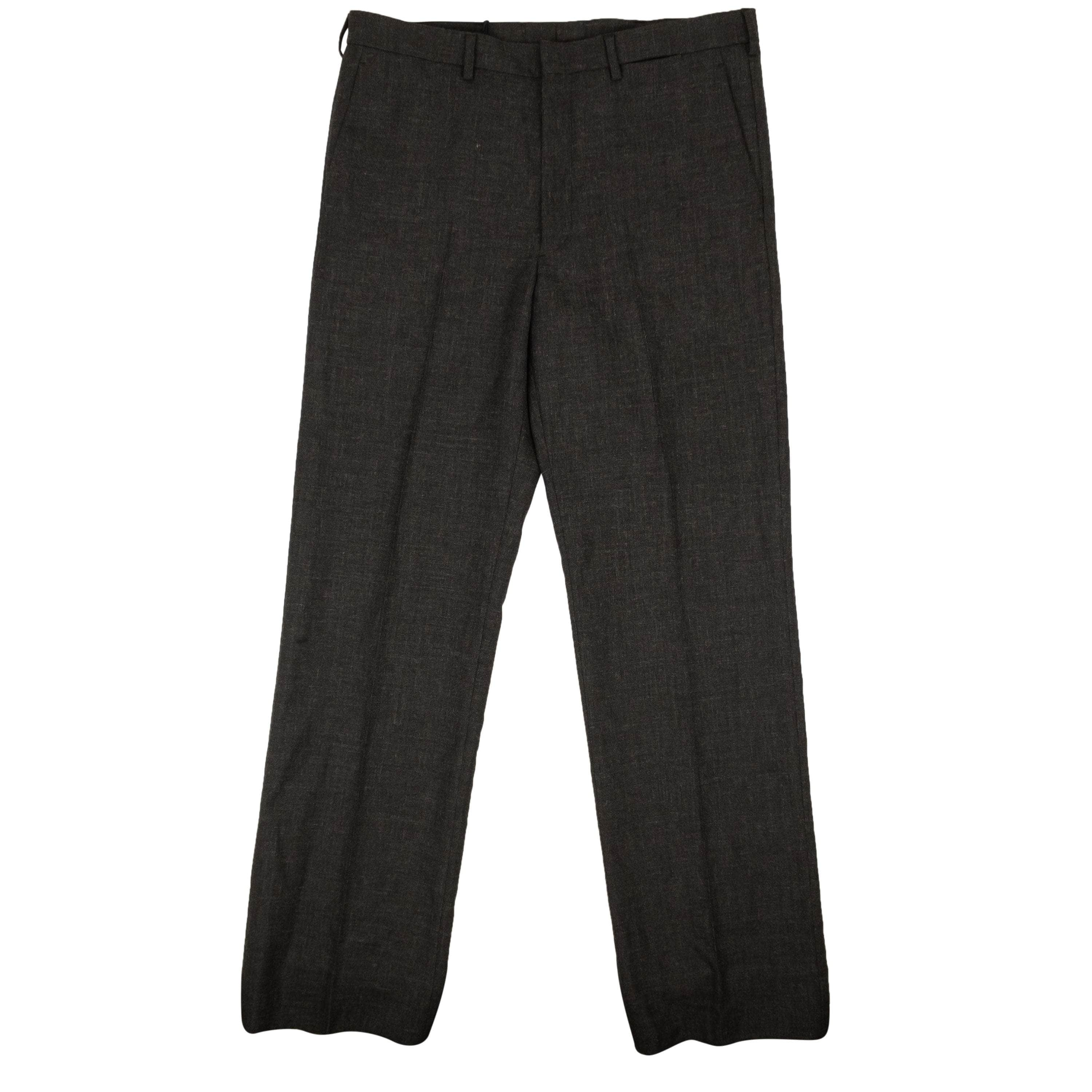 Prada PRD-XBTM-0007/48 NWT PRADA Anthracite Dark Grey Wool Dress Pants Size 48 $1450 PRD-XBTM-0007/48