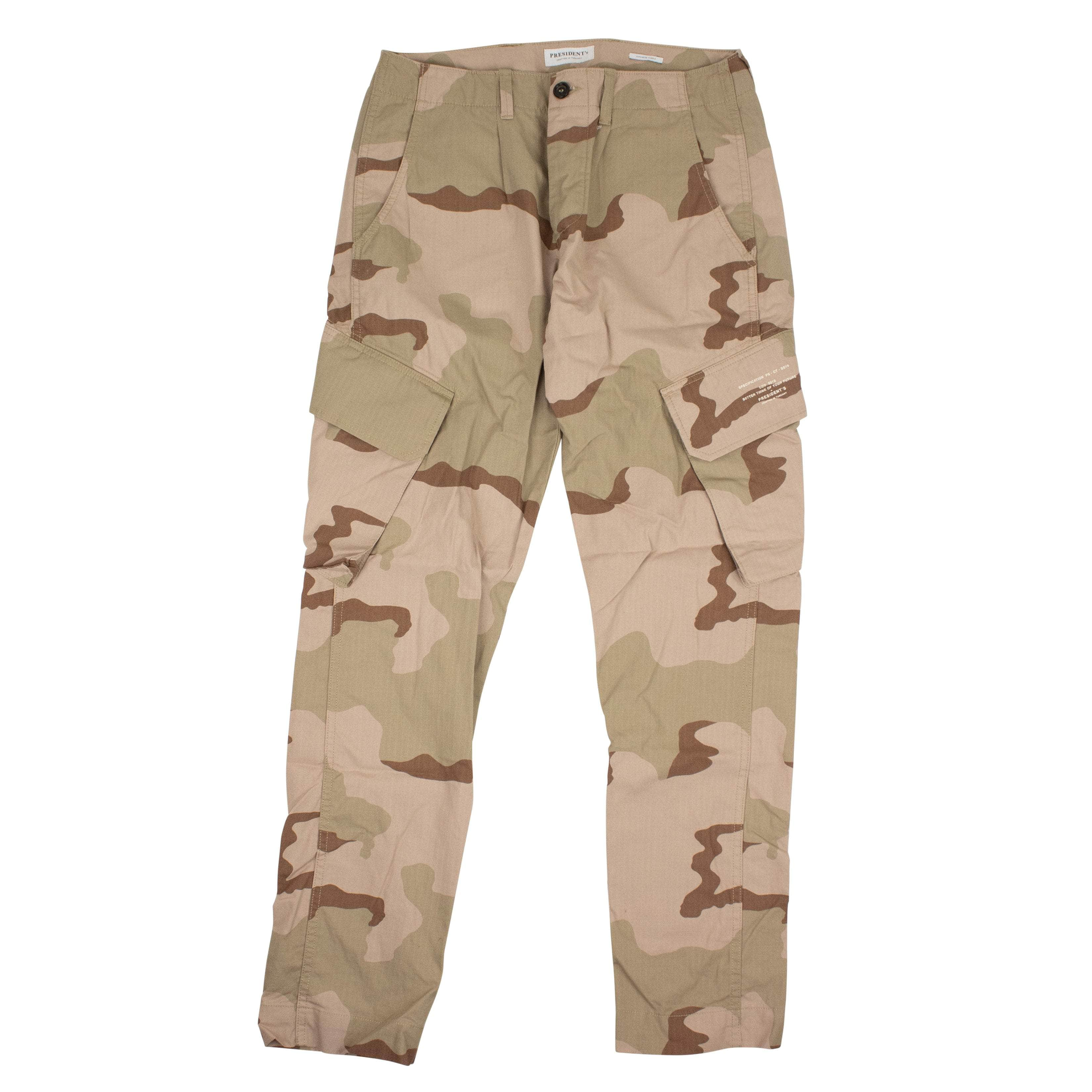 President's 95-PNT-1007/32 NWT PRESIDENT'S Beige Camo Jungle Trousers Pants Size 32/42 $400 95-PNT-1007/32