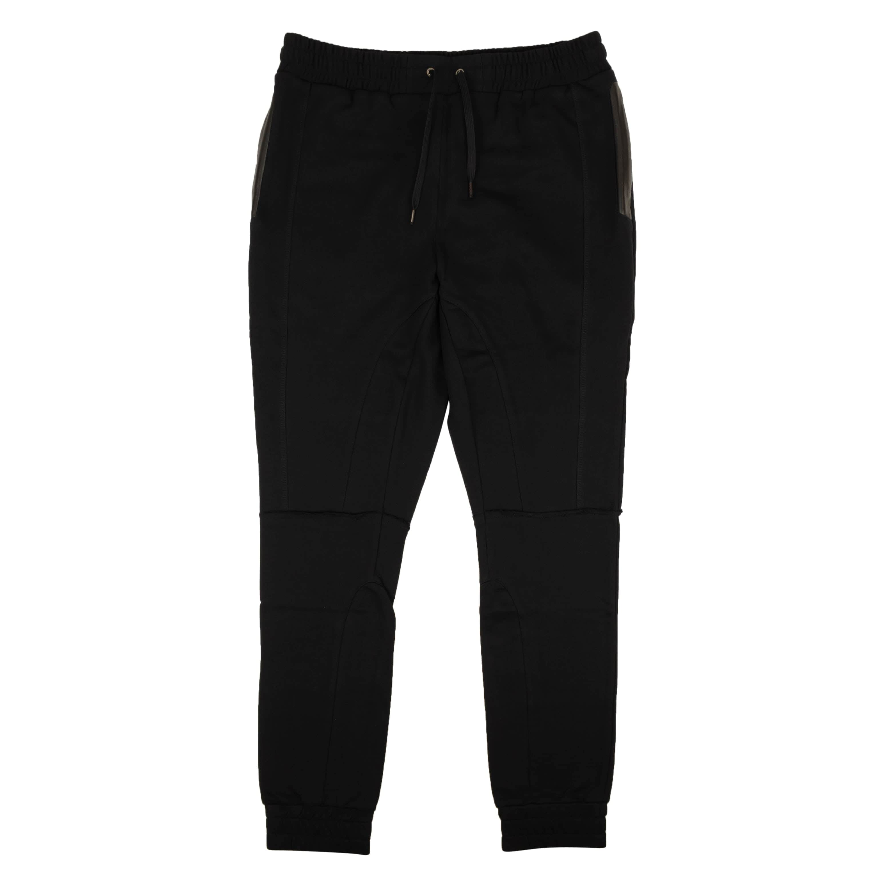 PYER MOSS 87AB-PM-1013/M NWT PYER MOSS Black Cotton Jogger Sweatpants Size M $715 87AB-PM-1013/M