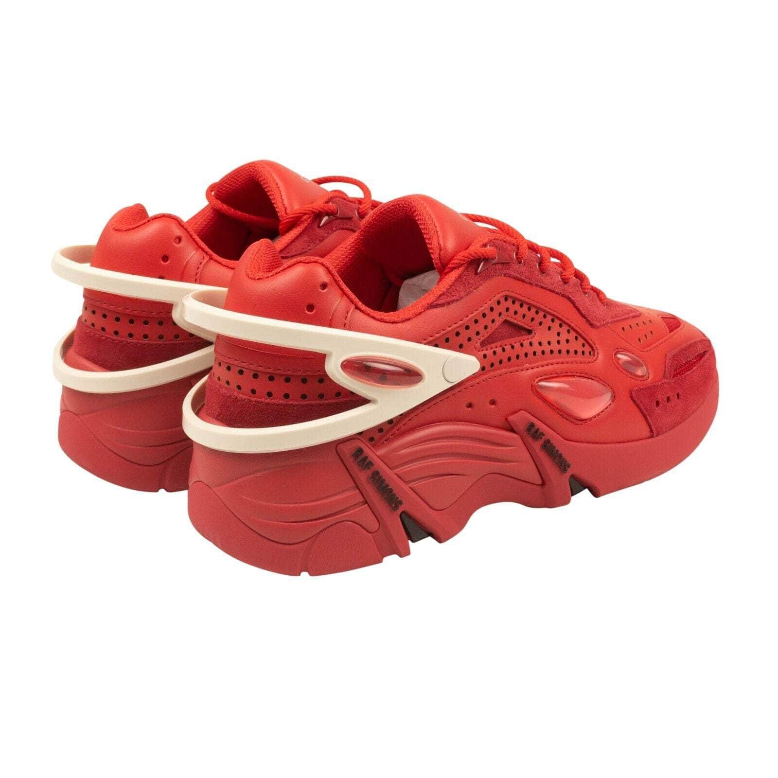 Raf Simons 250-500, channelenable-all, chicmi, couponcollection, gender-mens, main-shoes, mens-shoes, size-41, size-42, size-43, size-44, size-45, size-46 Red Leather Cyclon 21 Sneakers