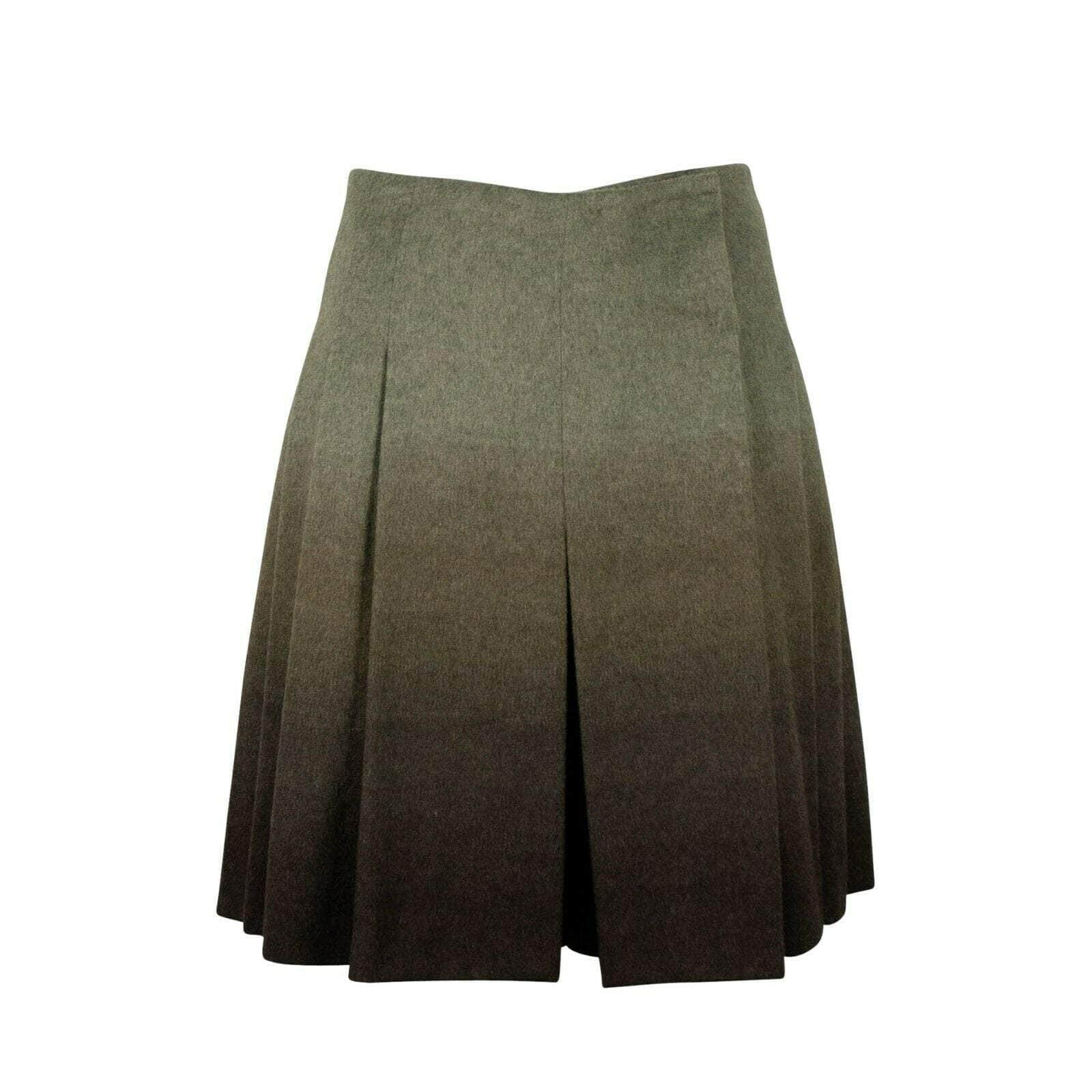 Red Valentino 67V-373/40 NWT RED VALENTINO Wool Pleated Above Knee Length Skirt Size 2/40 $655 67V-373/40