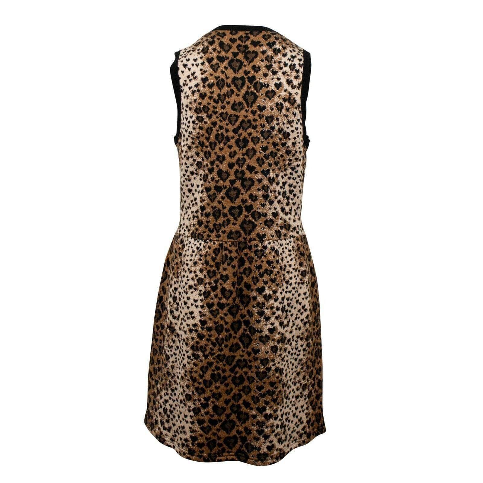 Red Valentino Dresses XS Fit And Flare Leopard Print Sleeveless Dress - Brown 67V-546/XS 67V-546/XS