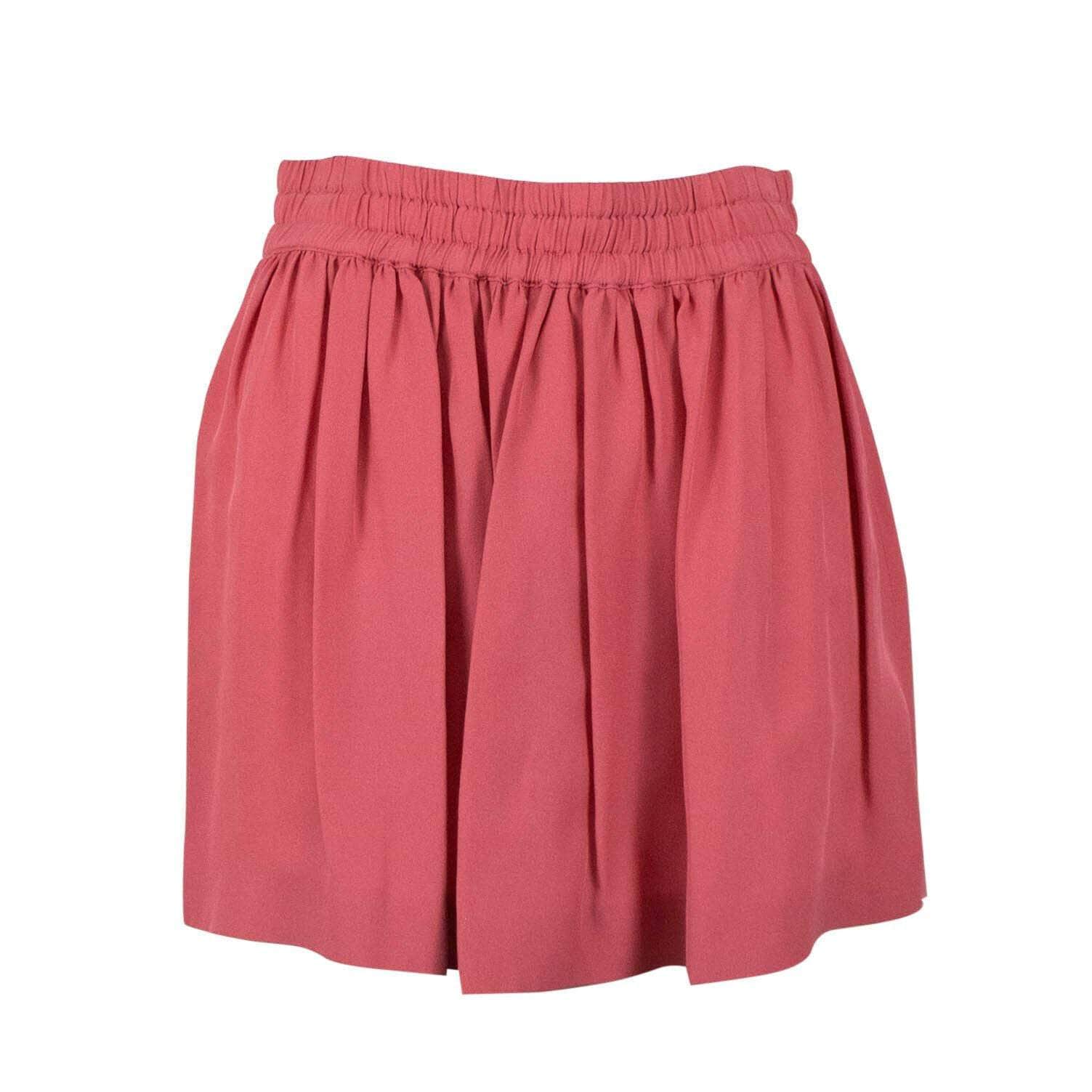Red Valentino Skirts Gathered Elastic Mini Skirt - Pink