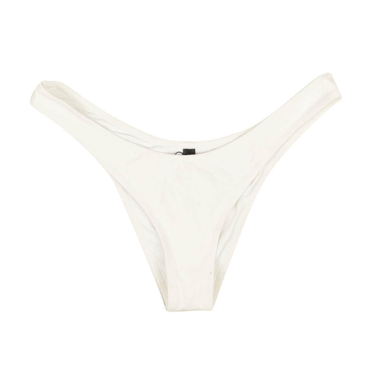 Reine Olga 95-ROL-1003/L NWT REINE OLGA White Leaf Brigitte Bikini Bottoms Size L $115 95-ROL-1003/L