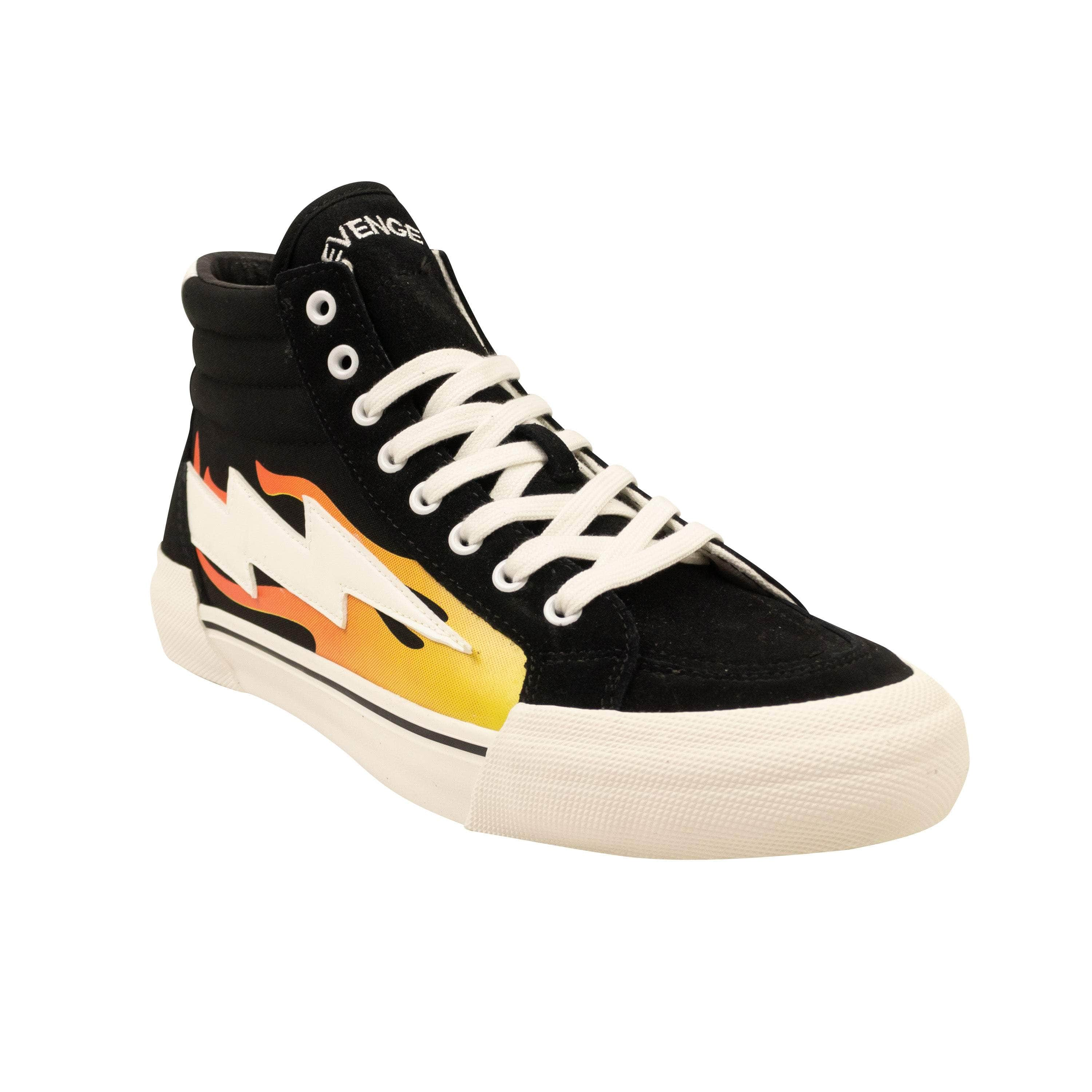 Revenge x Storm RS-HT-BLKFLM/5 NIB REVENGE X STORM HIGH SHOES-BLACK FLAME Size 5 $240 RS-HT-BLKFLM/5