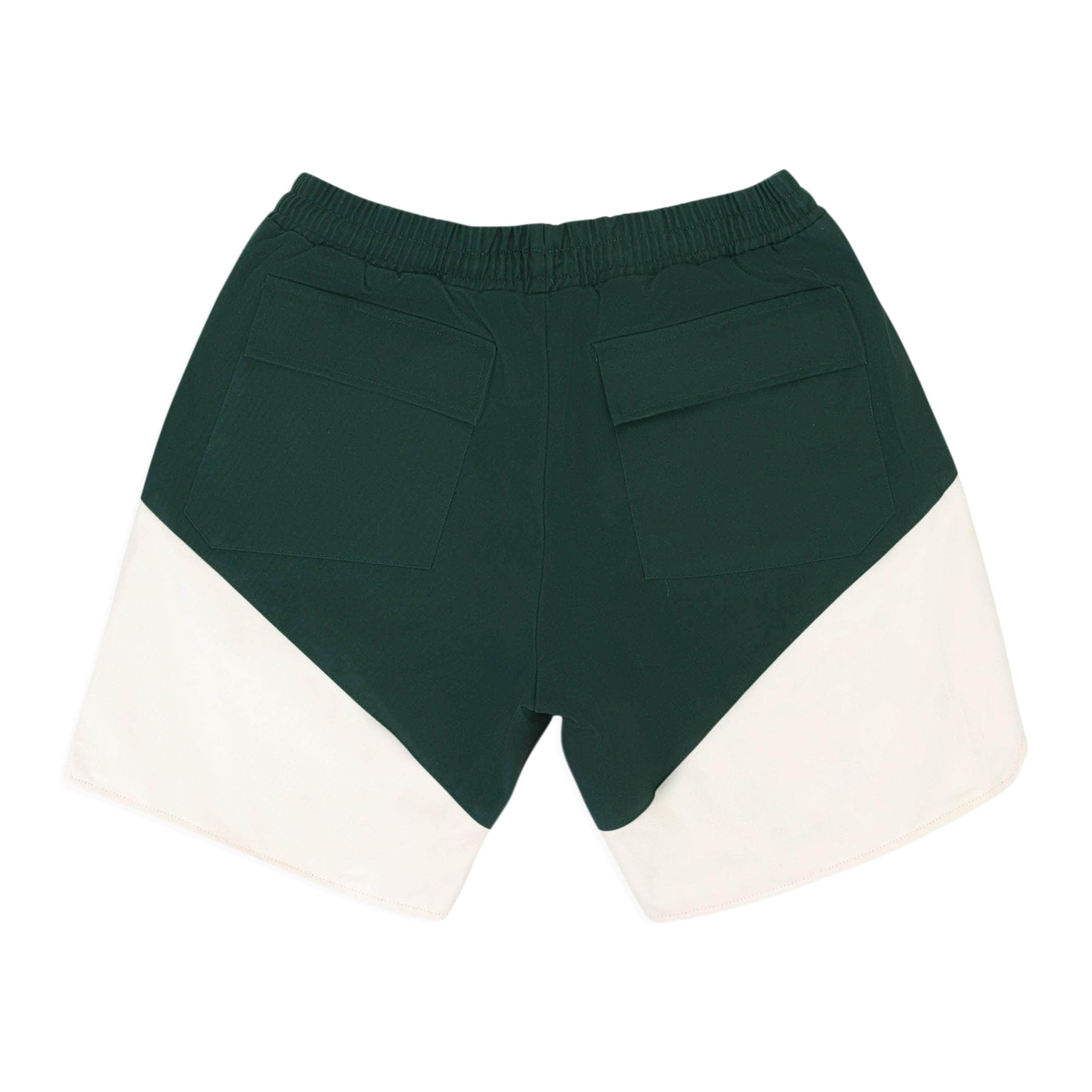 Rhude RHD-XBTM-0107/L NWT RHUDE FLIGHT HUNTER GREEN/CREAM SHORTS SIZE L $505 RHD-XBTM-0107/L