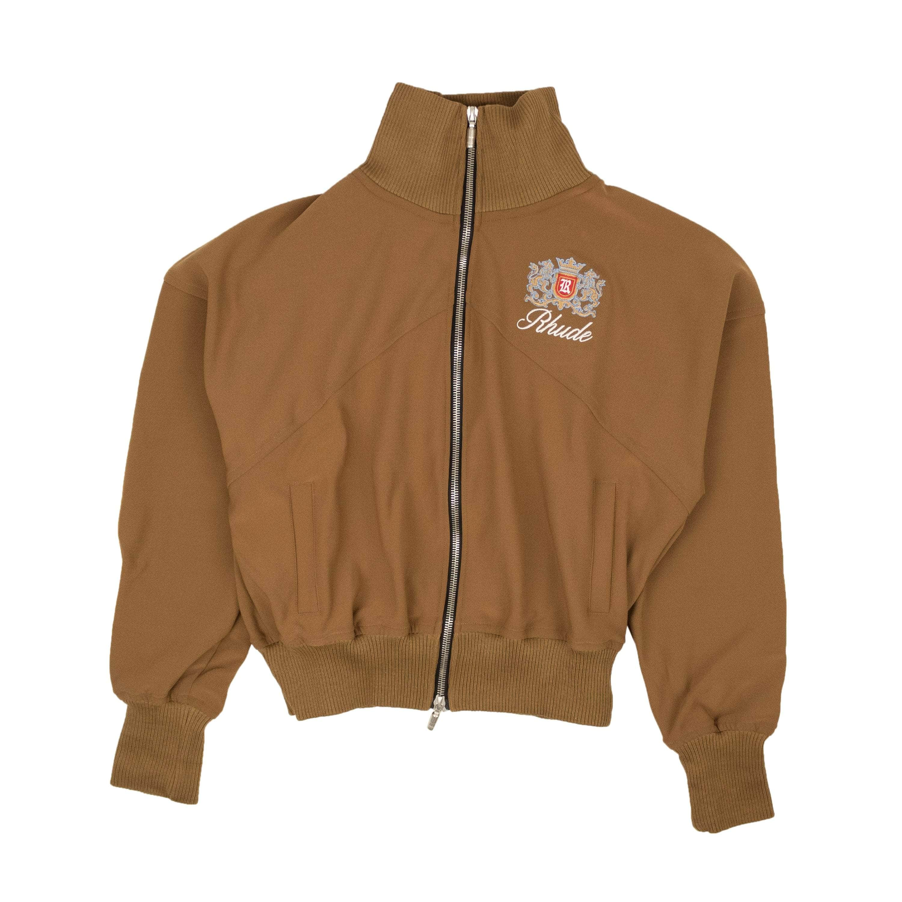 Rhude RHD-XOTW-0034/XL RHD-XOTW-0034/XL RHFW22JA366231170117 BROWN Rhude RHUDE BRENTWOOD TRACK JACKET  Size XL RHD-XOTW-0034/XL