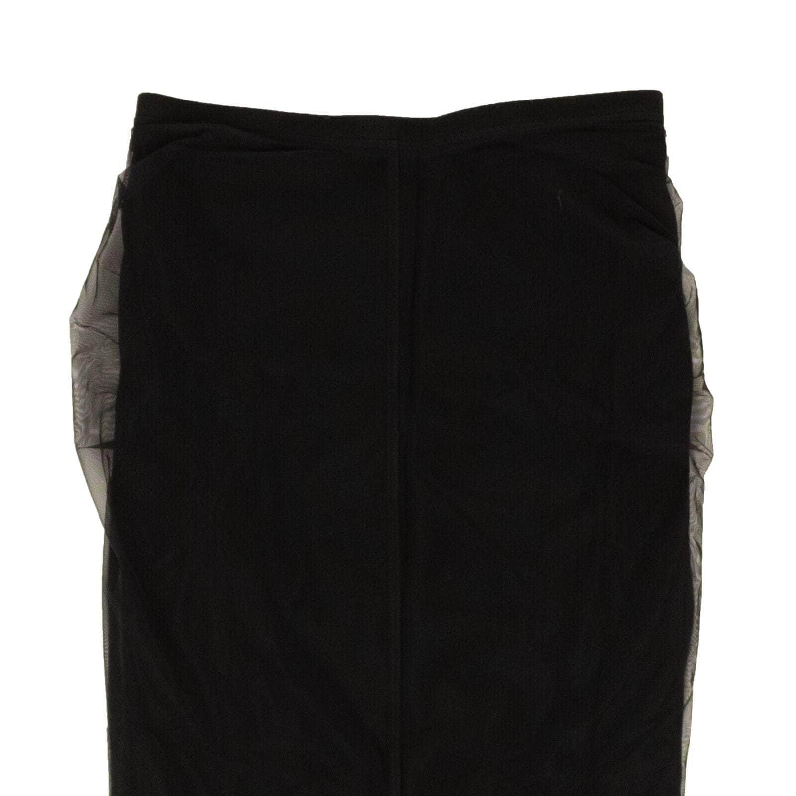 Rick Owens 250-500, channelenable-all, chicmi, couponcollection, gender-womens, main-clothing, rick-owens, size-44, womens-flared-skirts 44 Black Tulle College Knee Length Skirt 95-ROW-0016/44 95-ROW-0016/44
