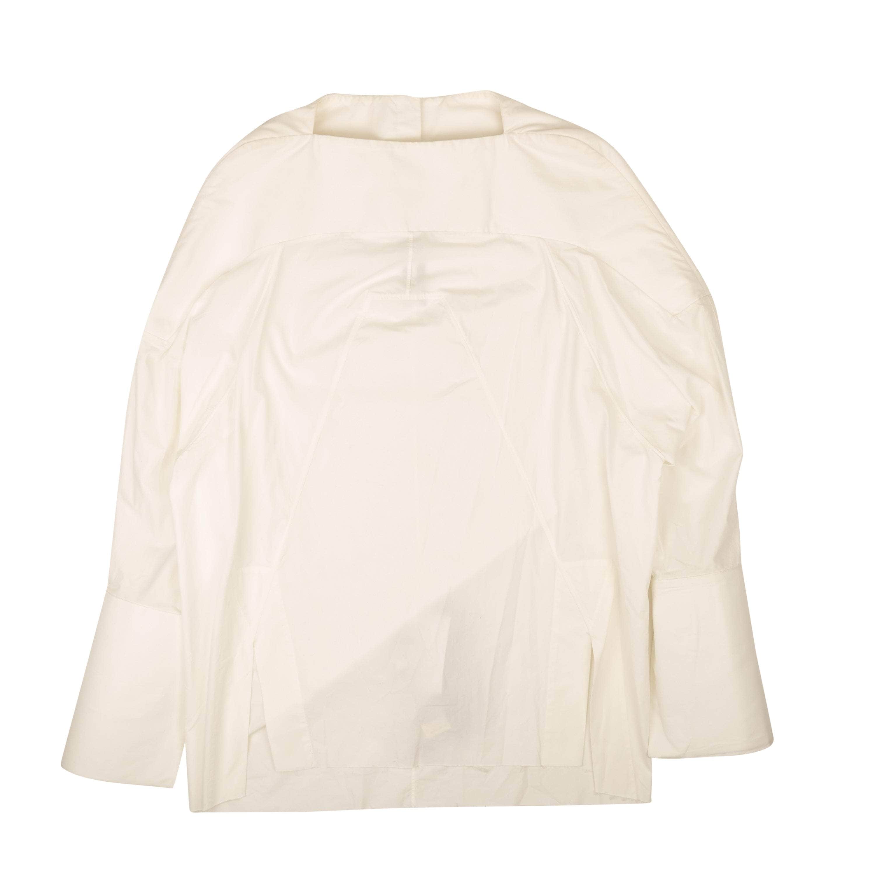 Rick Owens 750-1000, channelenable-all, chicmi, couponcollection, gender-womens, main-clothing, rick-owens, size-38 38 Off White Milk Boat Neck Collage Tunic T-Shirt 95-ROW-1035/38 95-ROW-1035/38