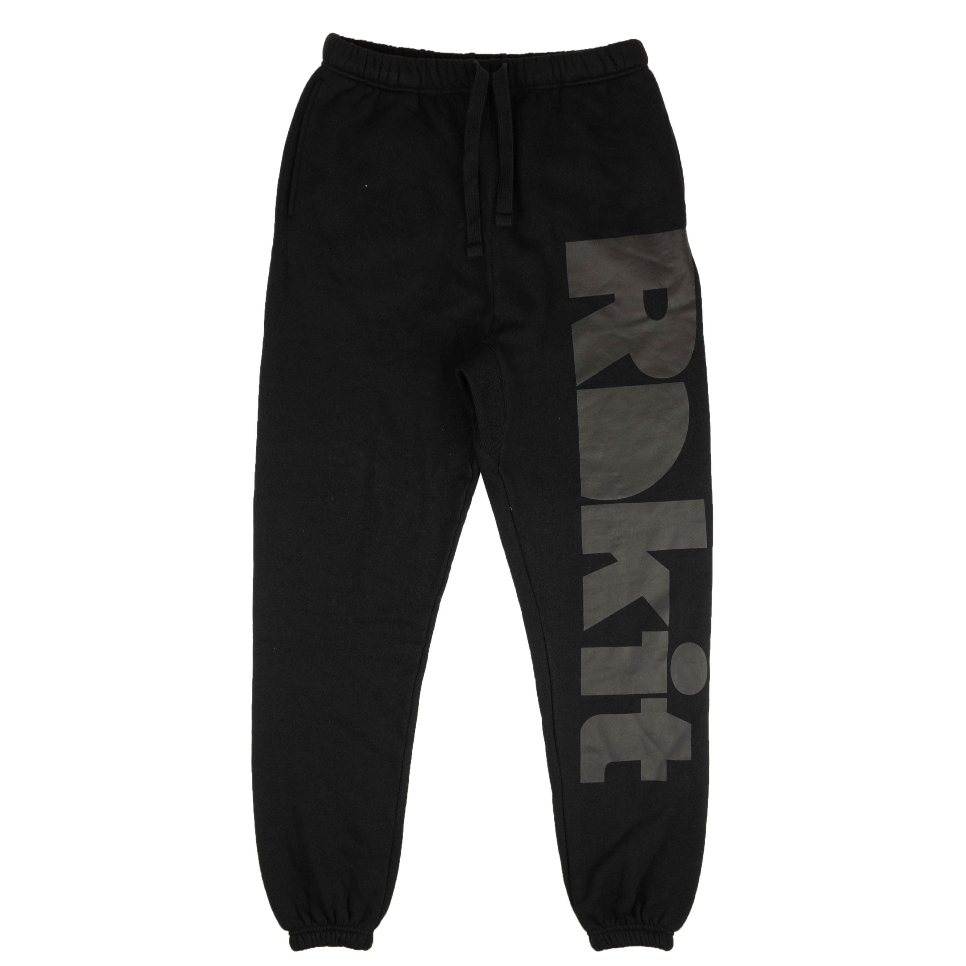 Rokit 95-RKT-1005/M NWT ROKIT Black The Installation Sweatpants Size M $170 95-RKT-1005/M