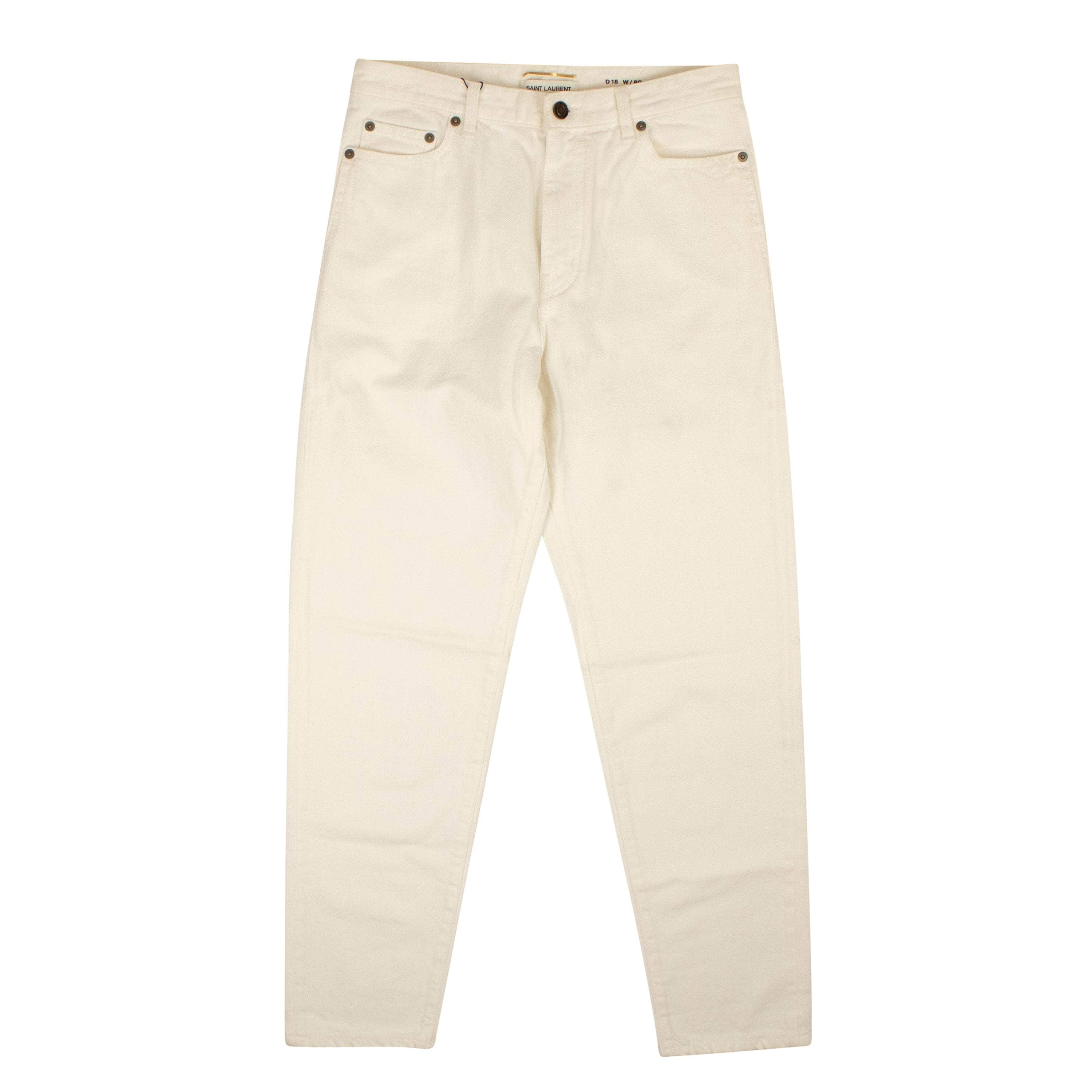 Saint Laurent YSL-XJNS-0017/29 NWT Saint Laurent White Jeans Size 29 $877 YSL-XJNS-0017/29