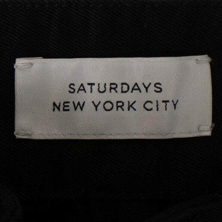 SATURDAYS NYC Men's Pants Cotton Pants - John Chino Black