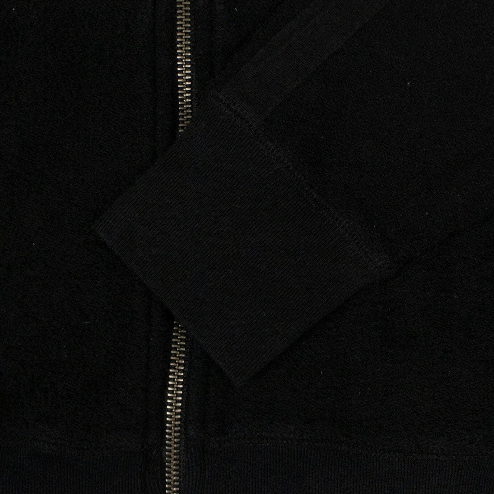SATURDAYS NYC Men's Sweatshirts S Cotton JP Tape Zip Hooded Sweatshirt - Black 80ST-SAT-1611/S 80ST-SAT-1611/S