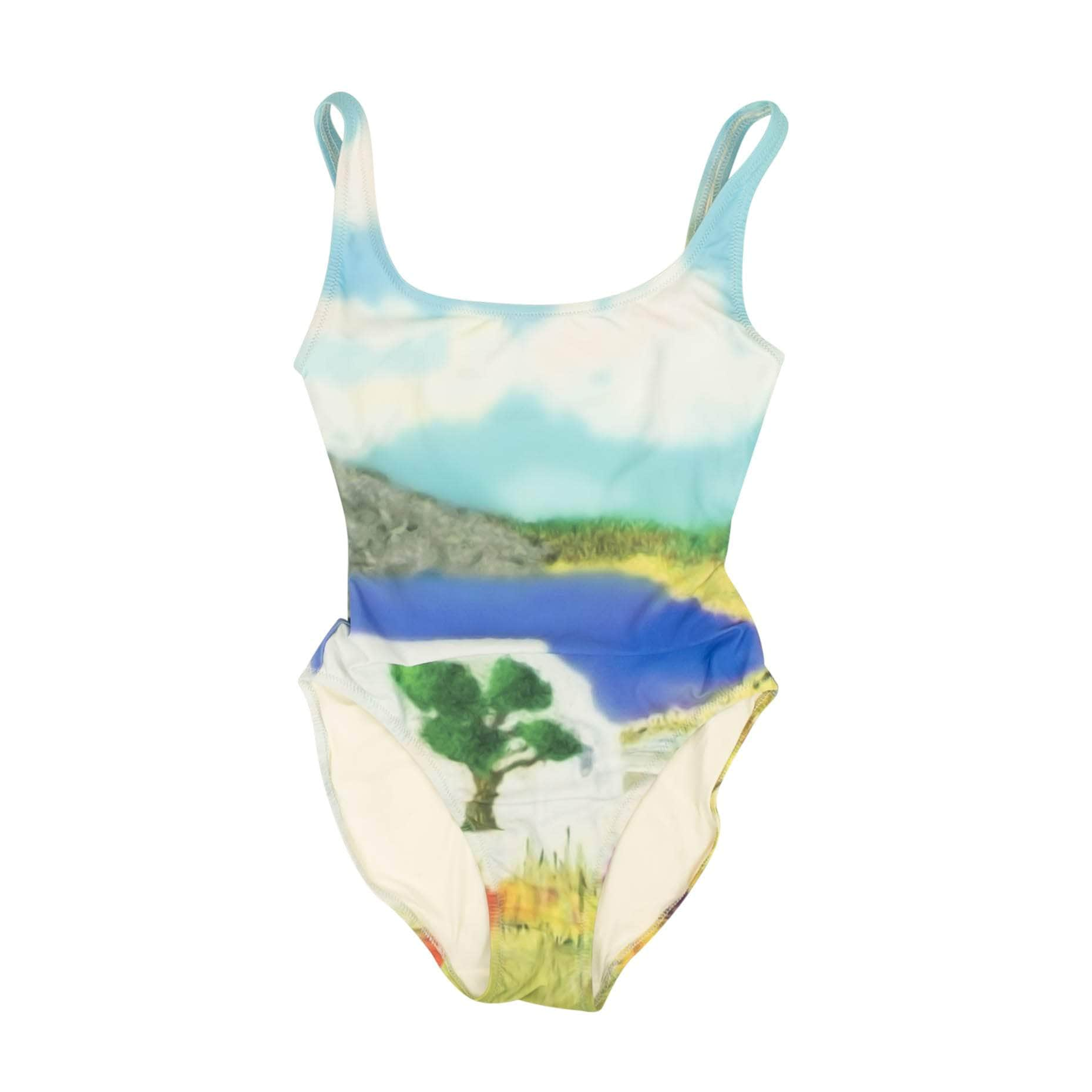 SERAPIS 95-SRS-1005/S NWT SERAPIS Blue Yiannis Church Swimsuit Size S $165 95-SRS-1005/S