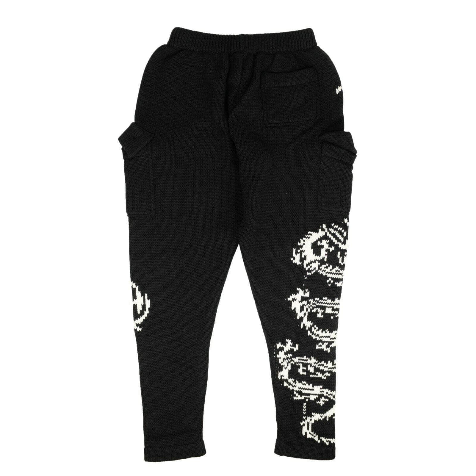 Siberia Hills 250-500, channelenable-all, chicmi, couponcollection, gender-mens, main-clothing, mens-joggers-sweatpants, mens-shoes, size-l, size-m, size-s Black Heavy Tribal Knit Sweatpants
