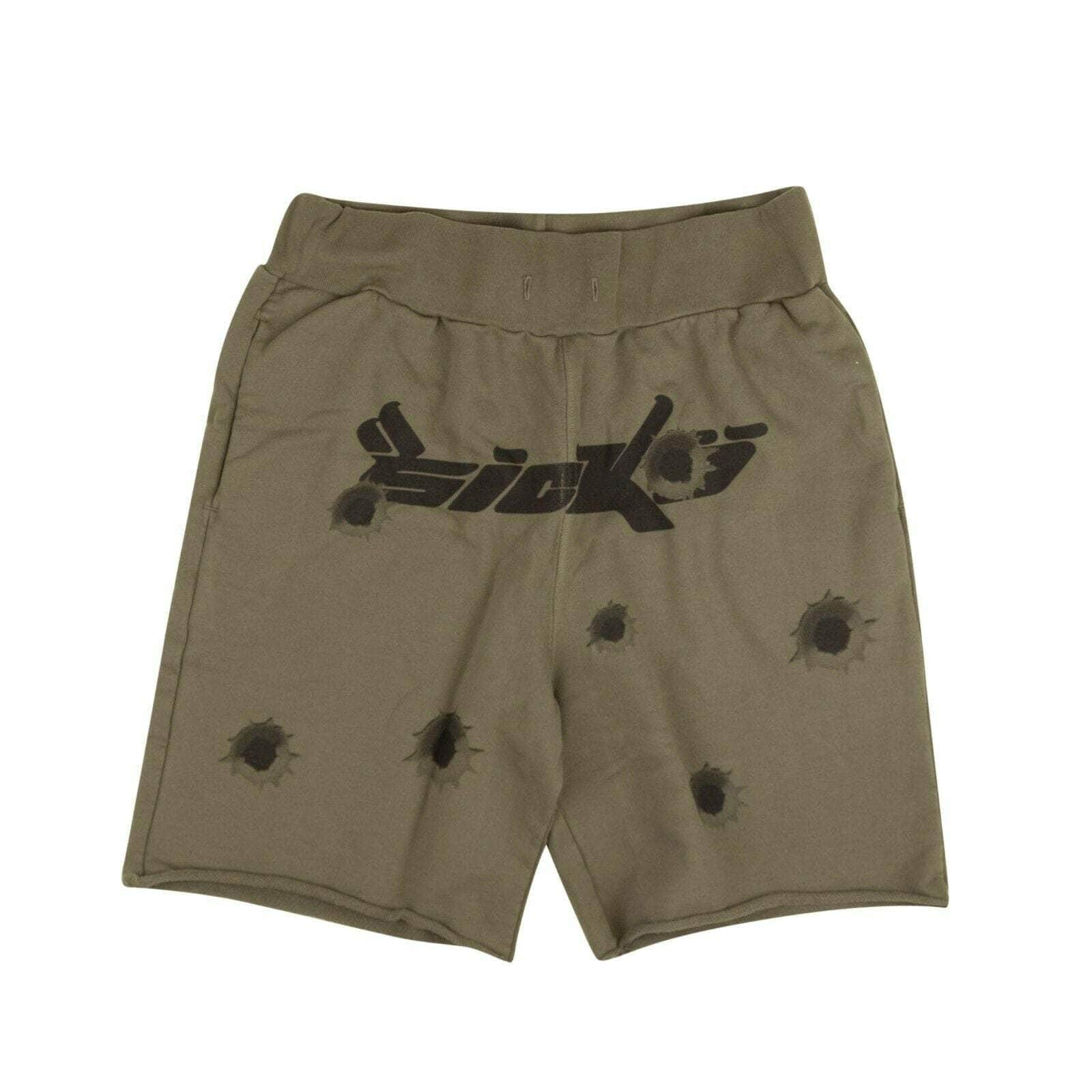 Sicko 95-SCK-1009/S NEW SICKO Gray & Black Bulletproof Sweatshorts Size S 95-SCK-1009/S