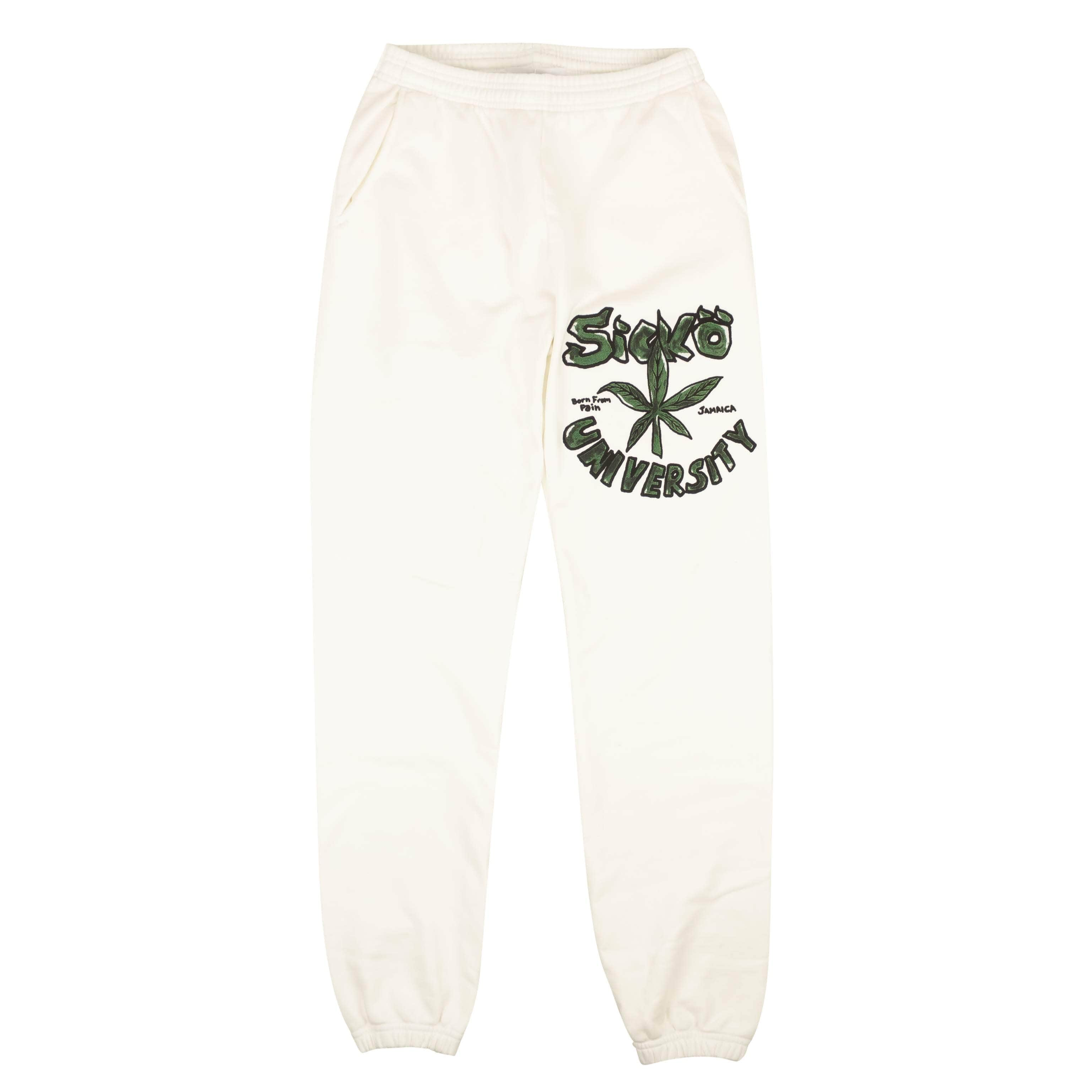 Sicko 95-SCK-1012/XL NEW SICKO White Wayne Born From Pain Sweatpants Size XL $250 95-SCK-1012/XL