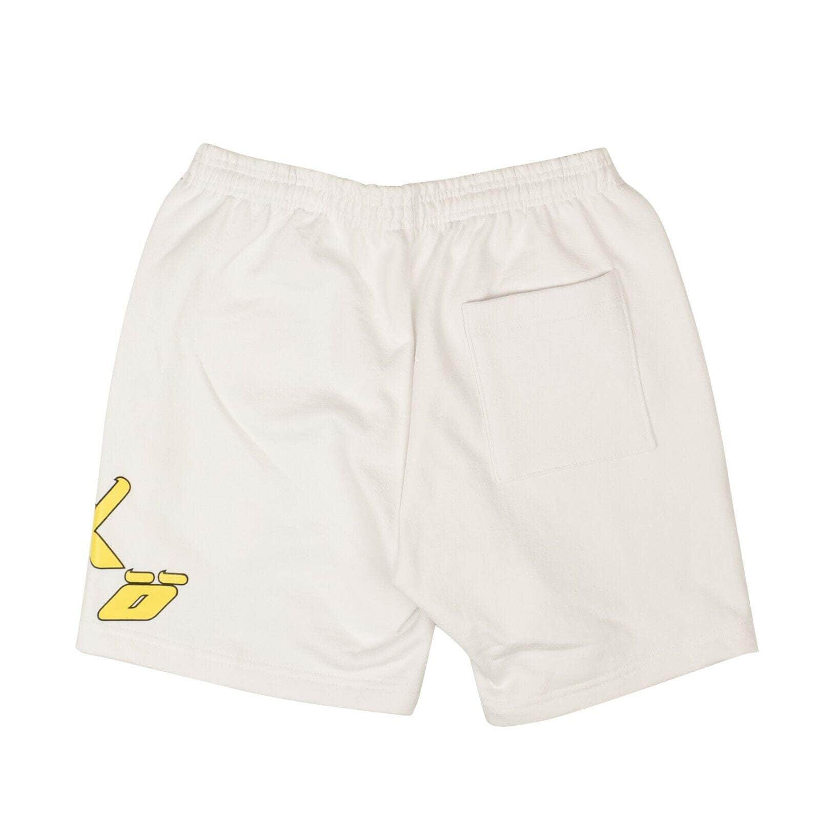 Sicko channelenable-all, chicmi, couponcollection, gender-mens, main-clothing, mens-shoes, sicko, size-l, size-m, size-s, size-xl, under-250 X 375 White And Yellow Logo Sweatshorts