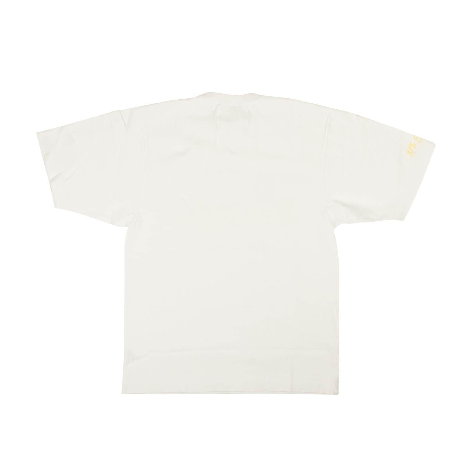 Sicko x 375 channelenable-all, chicmi, couponcollection, gender-mens, main-clothing, shop375 S White And Yellow Logo Short Sleeve T-Shirt 95-SKO-1013/S 95-SKO-1013/S