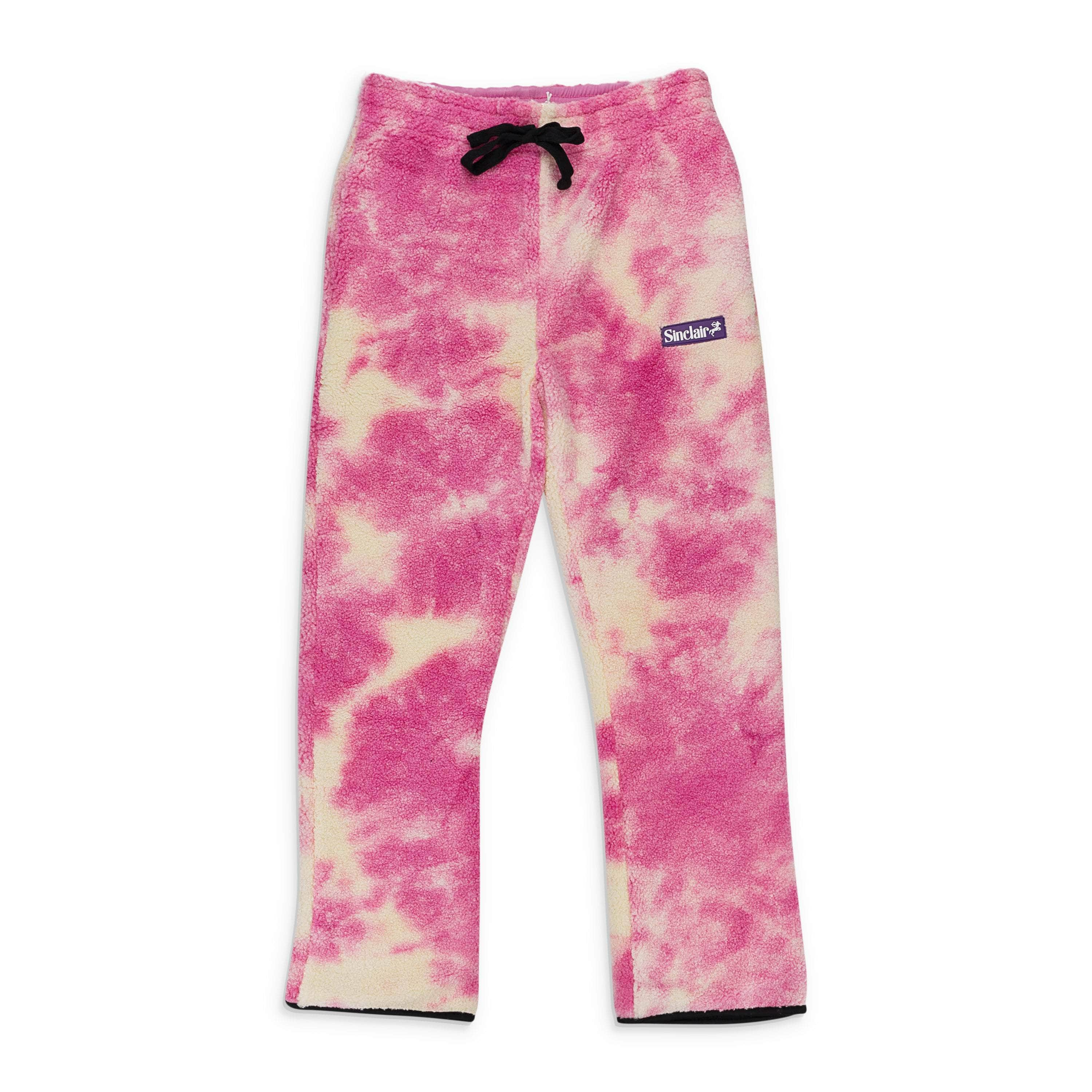 SINCLAIR SLR-XBTM-0027/L SLR-XBTM-0027/L SINCOZY_PANTS_PINK Pink Tie Dye SINCLAIR Sincozy Pants Size L SLR-XBTM-0027/L